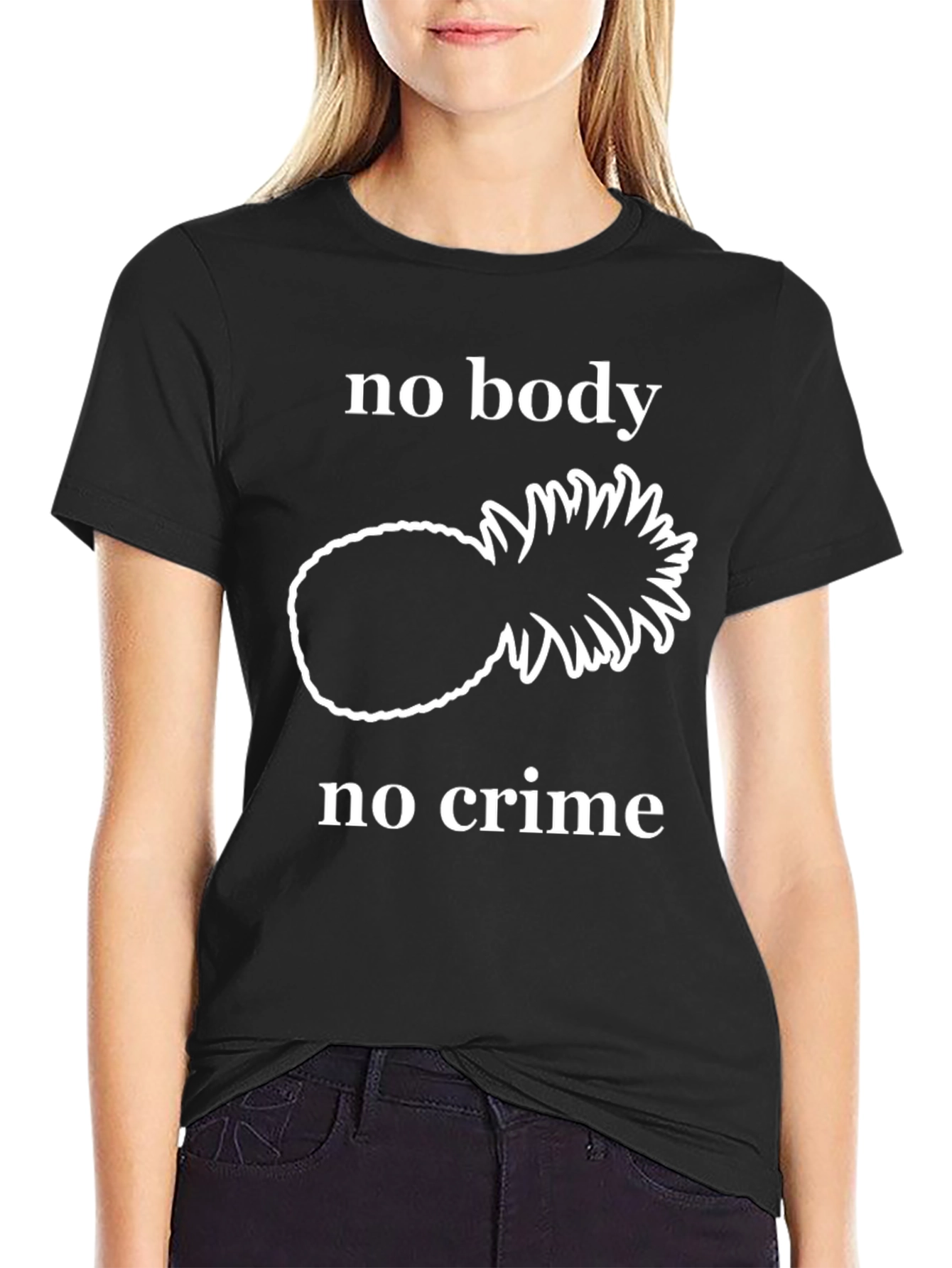 No Body No Crime Pineapple T-Shirt