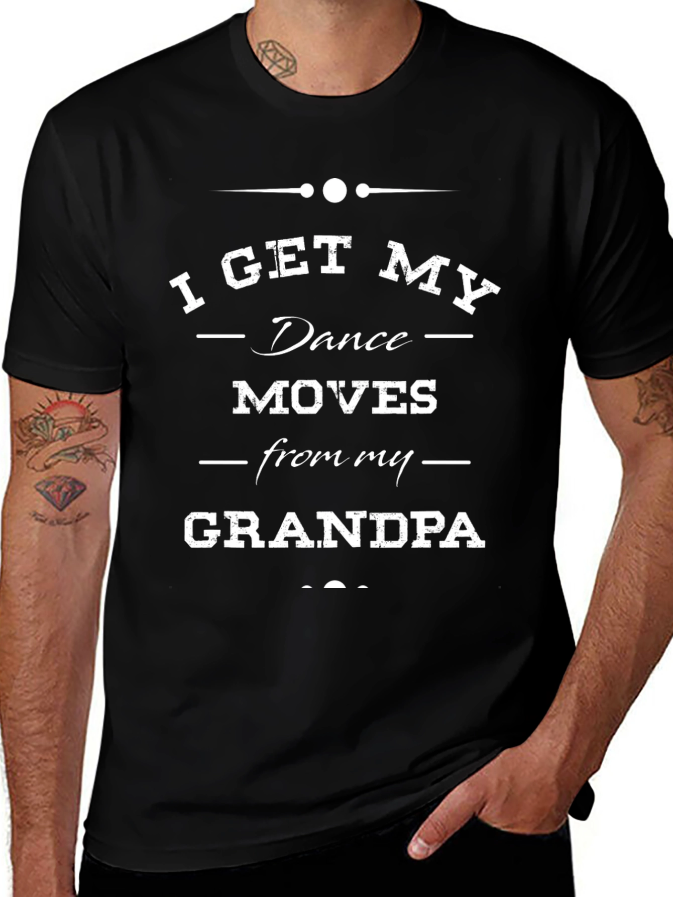Funny Dance Moves Grandpa T-Shirt