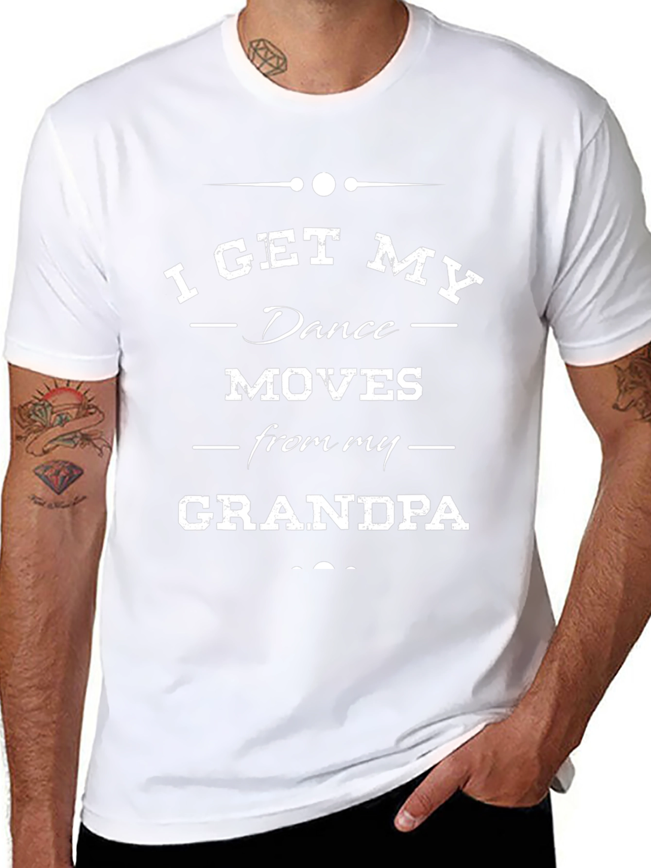 Funny Dance Moves Grandpa T-Shirt