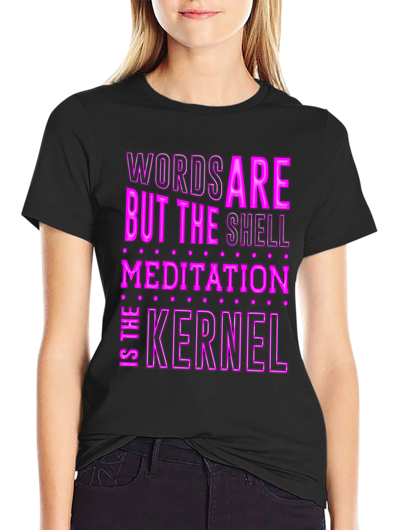 Words Are The Shell Meditation Kernel T-Shirt