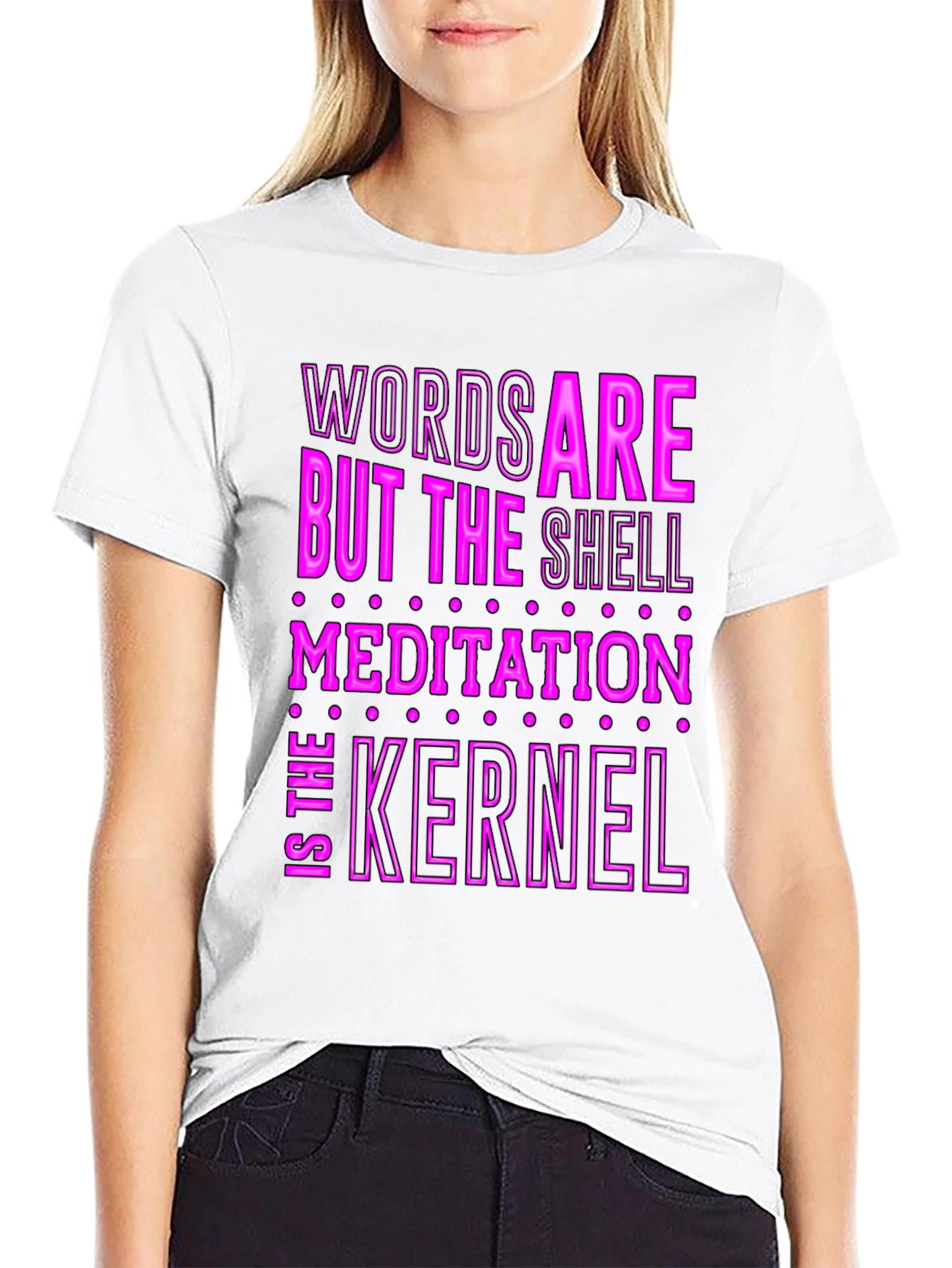 Words Are The Shell Meditation Kernel T-Shirt