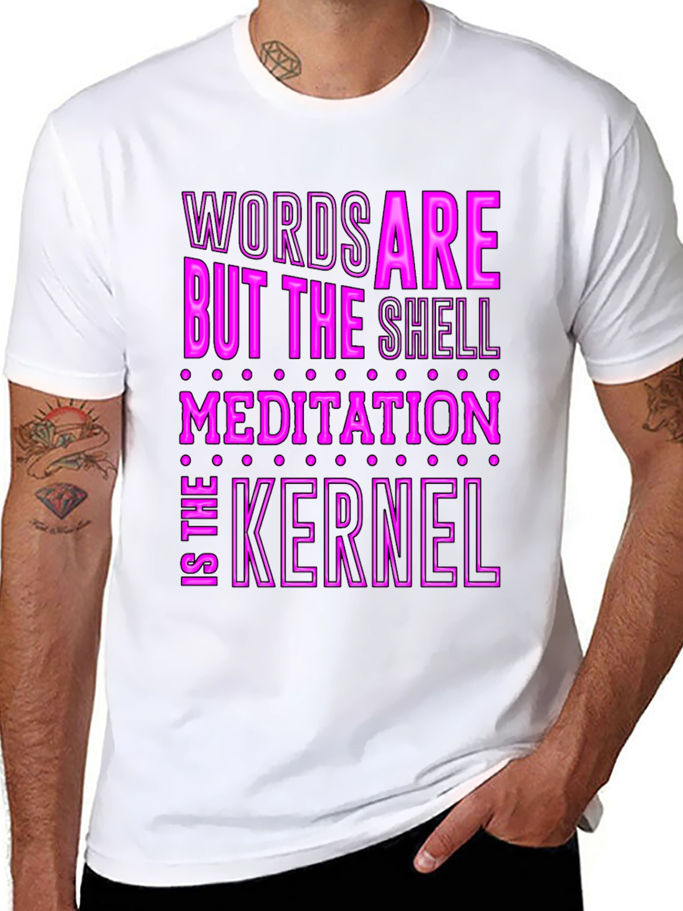 Words Are The Shell Meditation Kernel T-Shirt