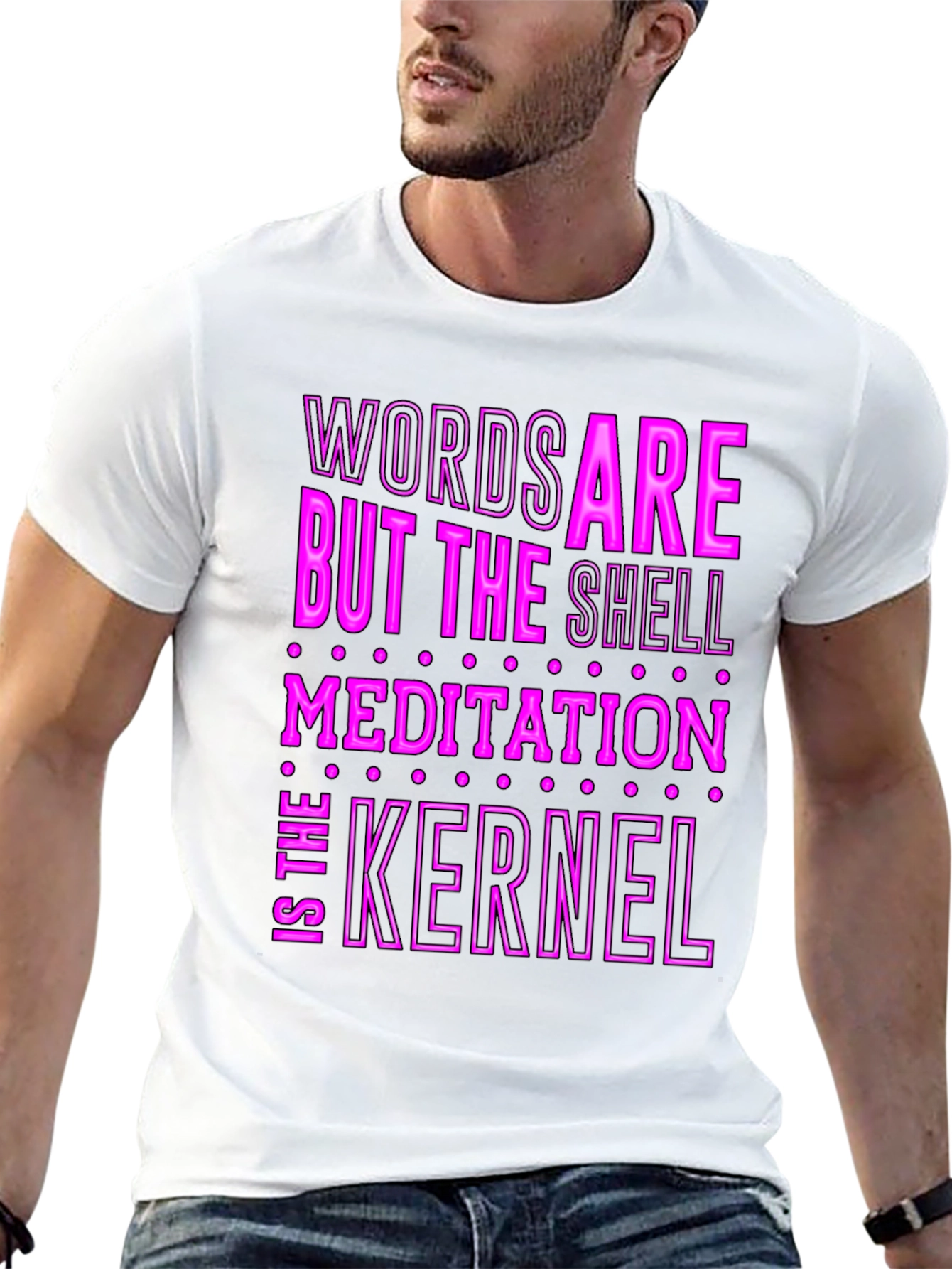 Words Are The Shell Meditation Kernel T-Shirt
