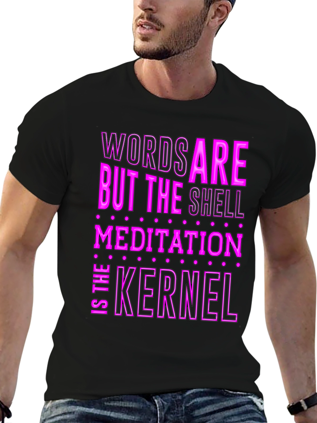 Words Are The Shell Meditation Kernel T-Shirt