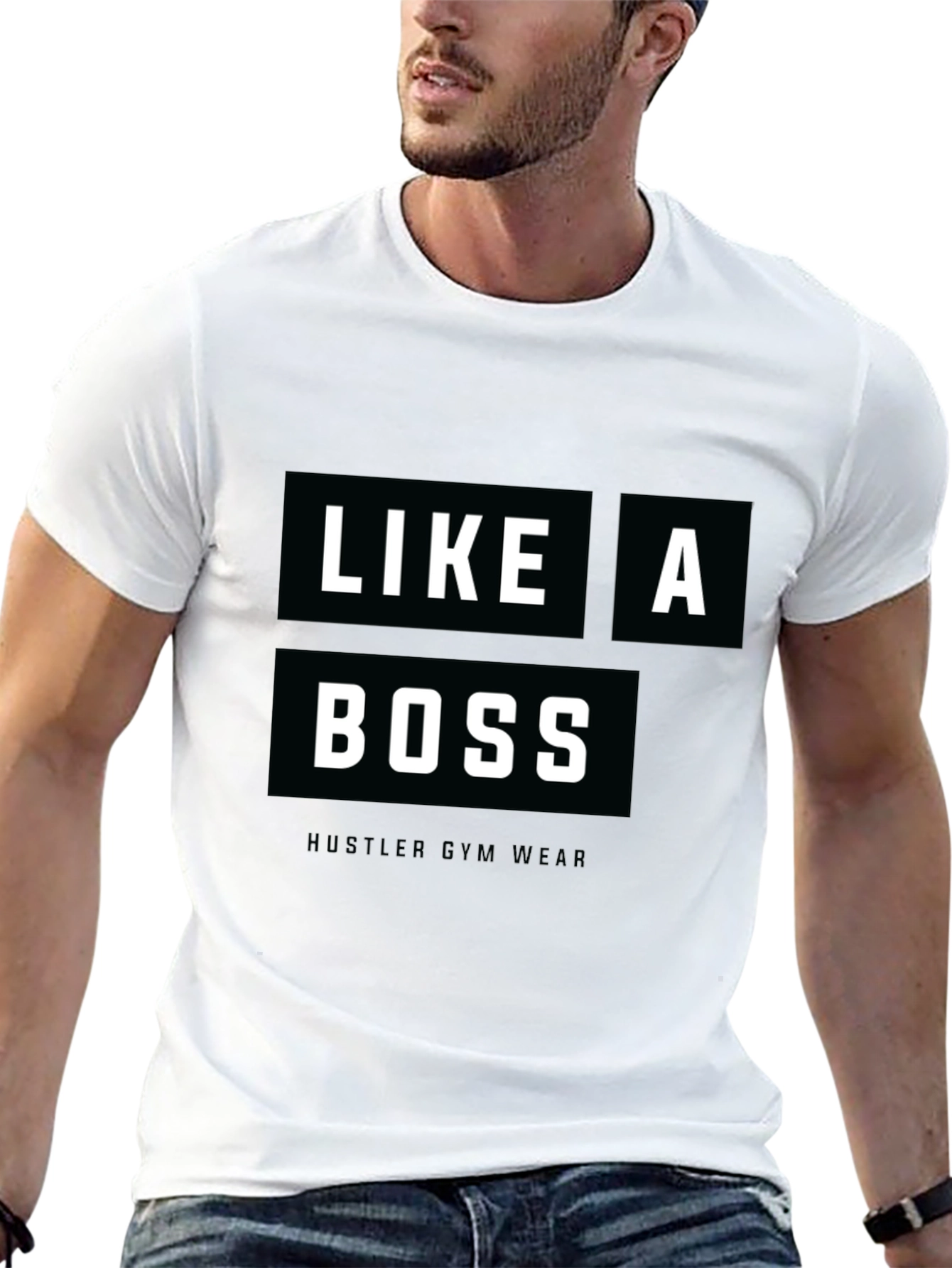 Like a Boss Hustler Gym Wear Black T-Shirt