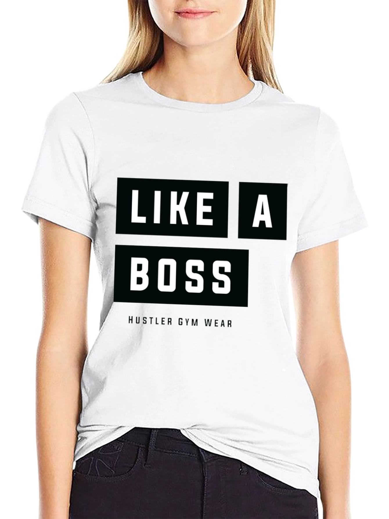 Like a Boss Hustler Gym Wear Black T-Shirt