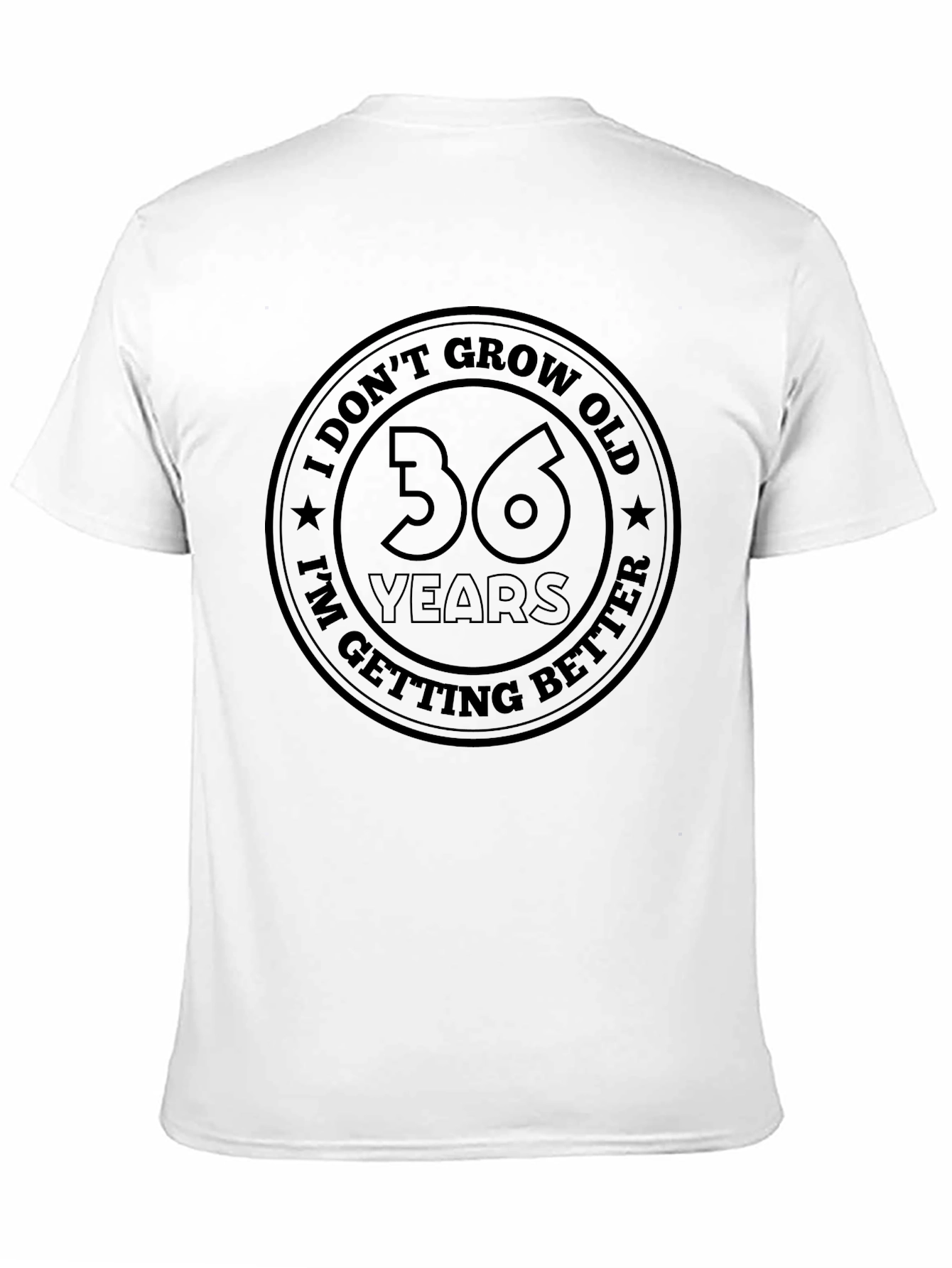 I Dont Grow Old Birthday 36 Years T-Shirt