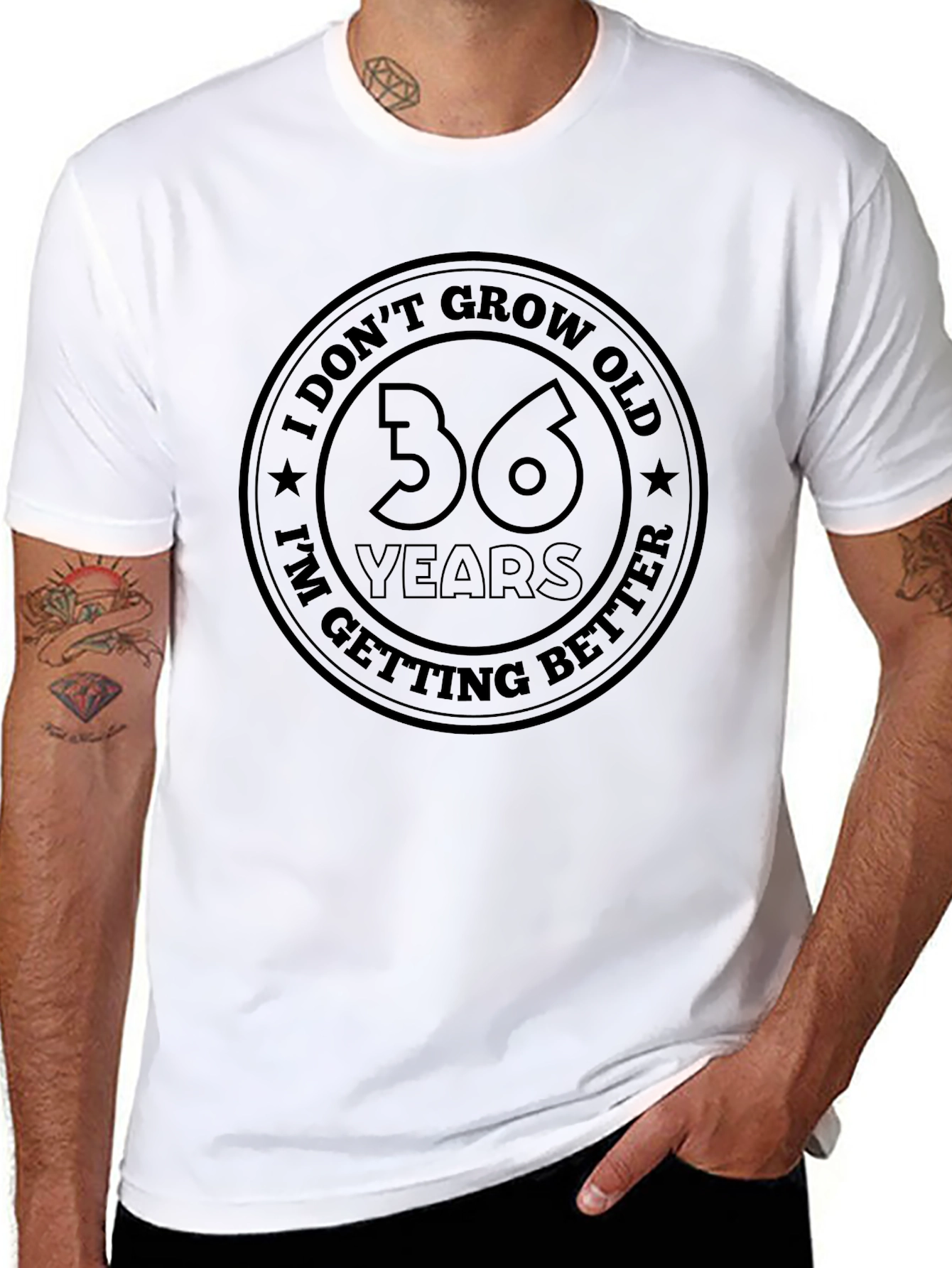 I Dont Grow Old Birthday 36 Years T-Shirt