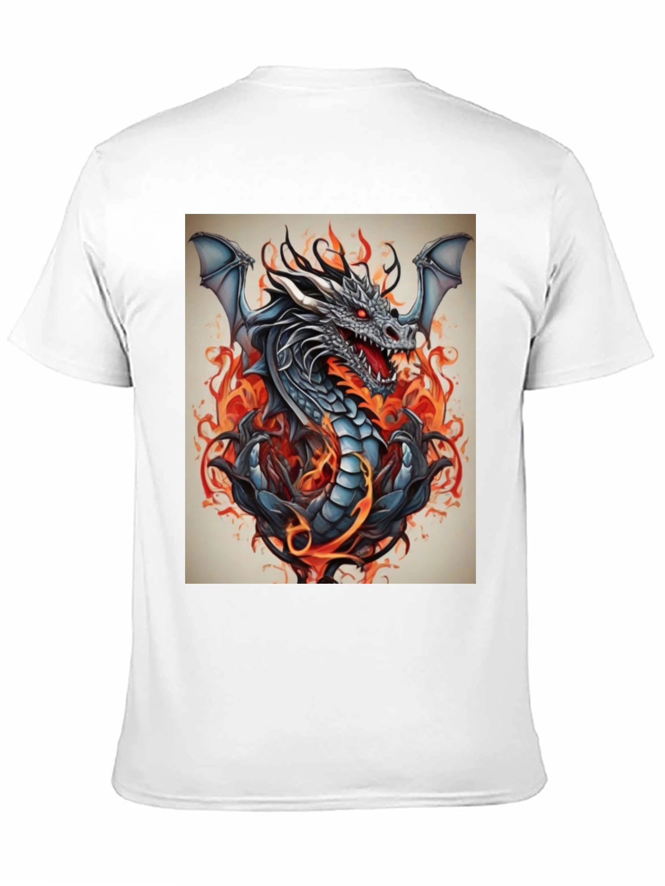 Fiery Dragon Graphic Tee