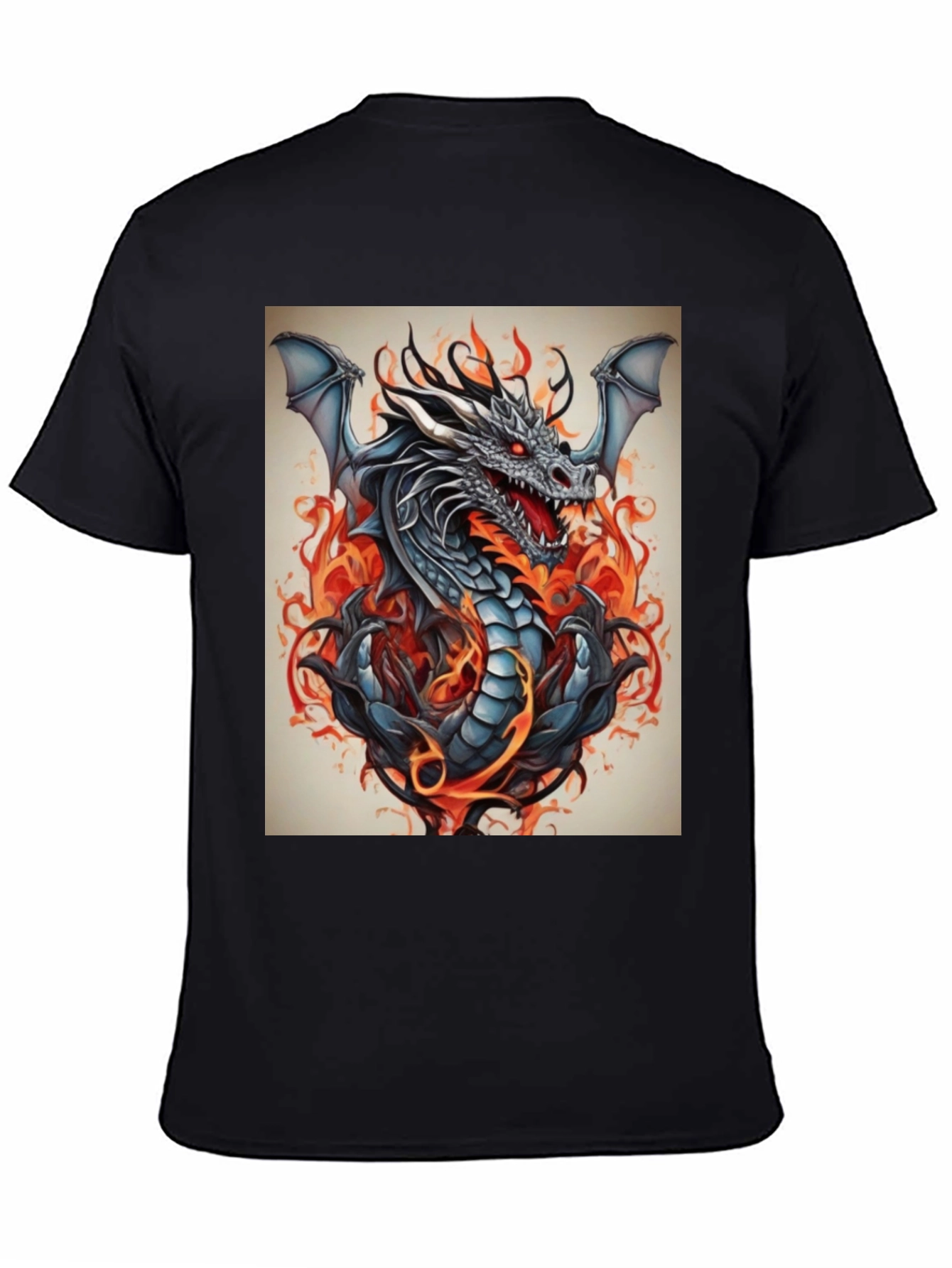 Fiery Dragon Graphic Tee