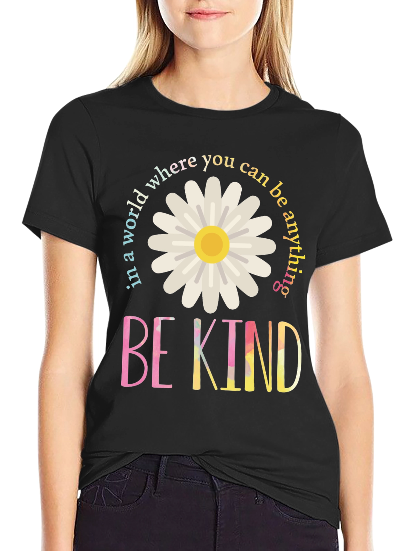 Be Kind Daisy Graphic T-Shirt