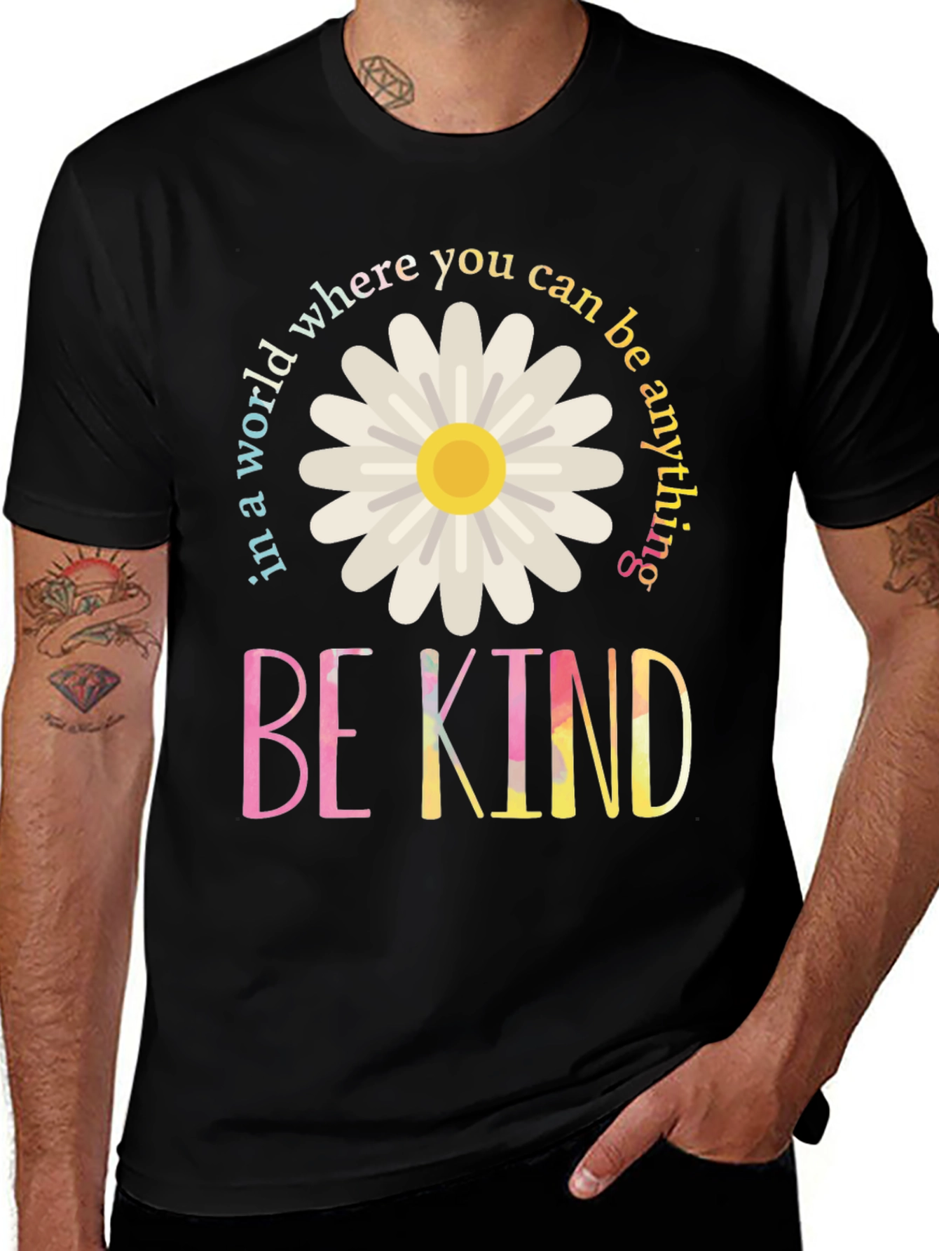 Be Kind Daisy Graphic T-Shirt