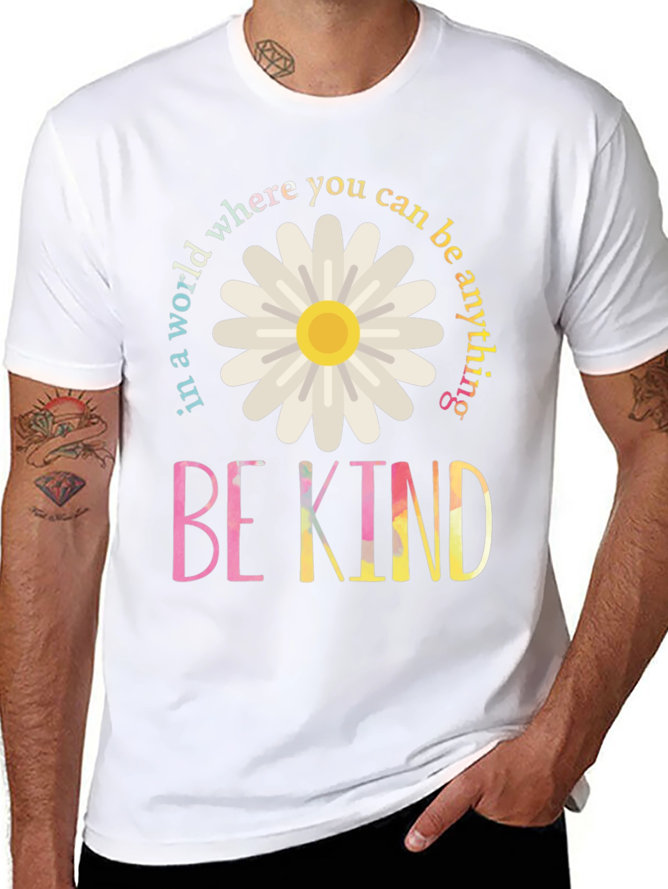 Be Kind Daisy Graphic T-Shirt