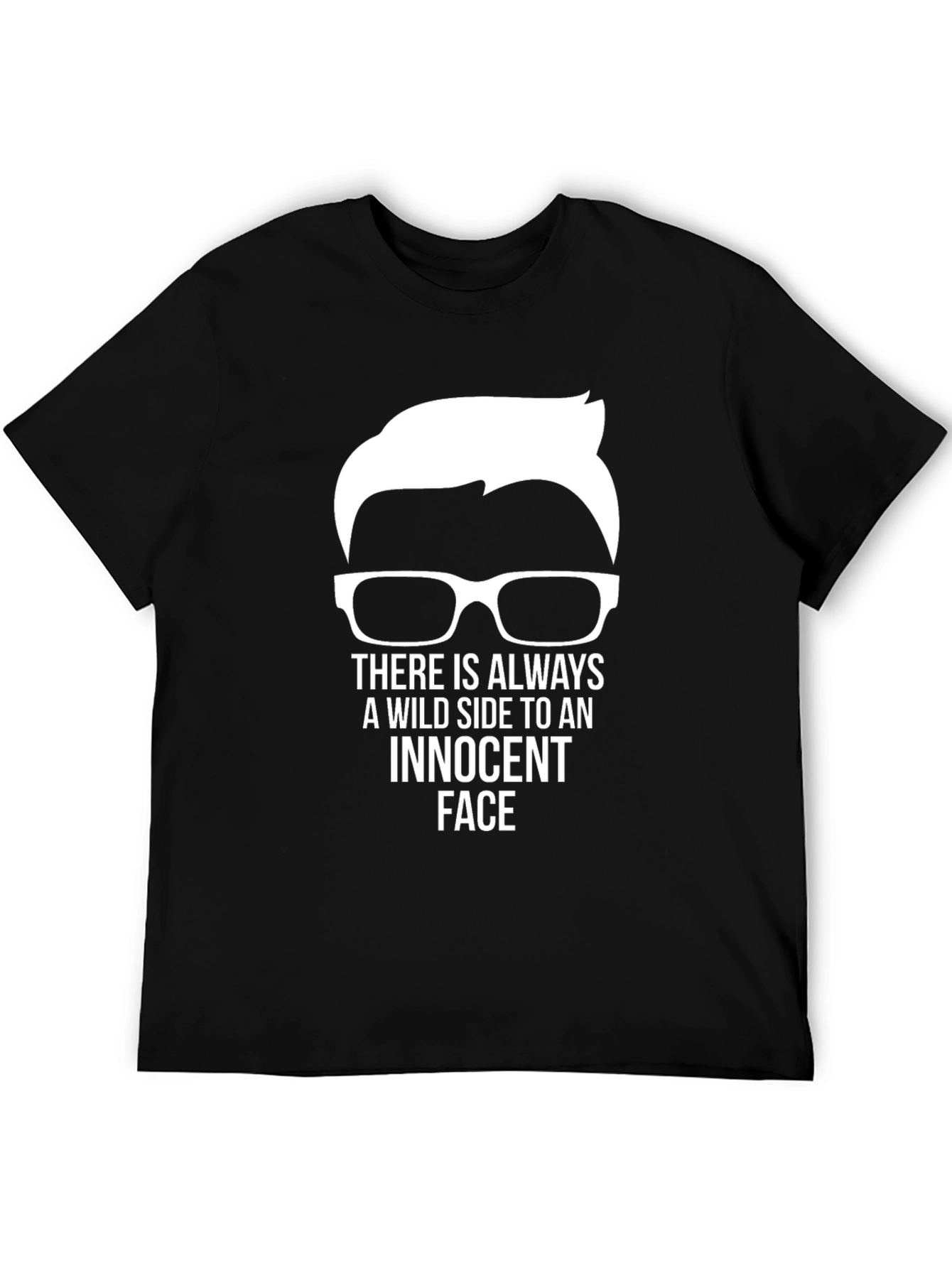 Innocent Face Wild Side Graphic T-Shirt