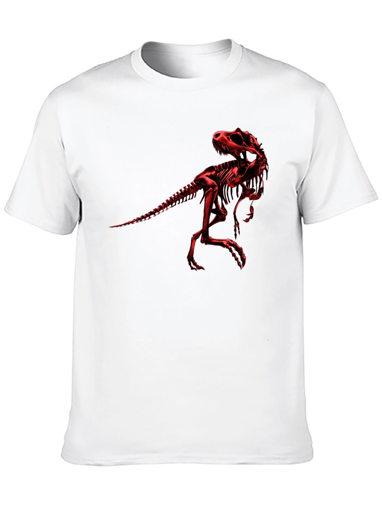 T-Rex Skeleton Graphic Tee - Black
