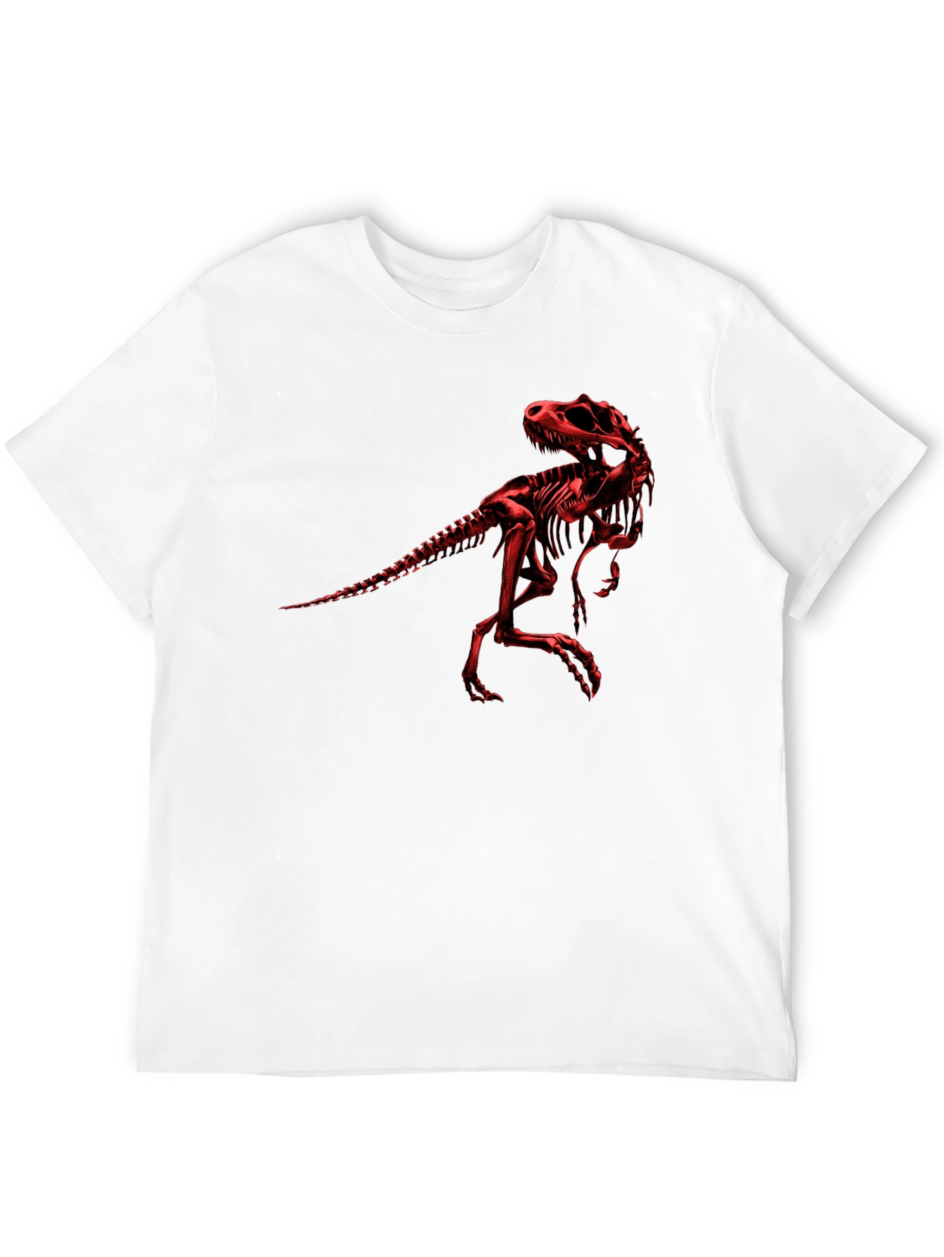T-Rex Skeleton Graphic Tee - Black