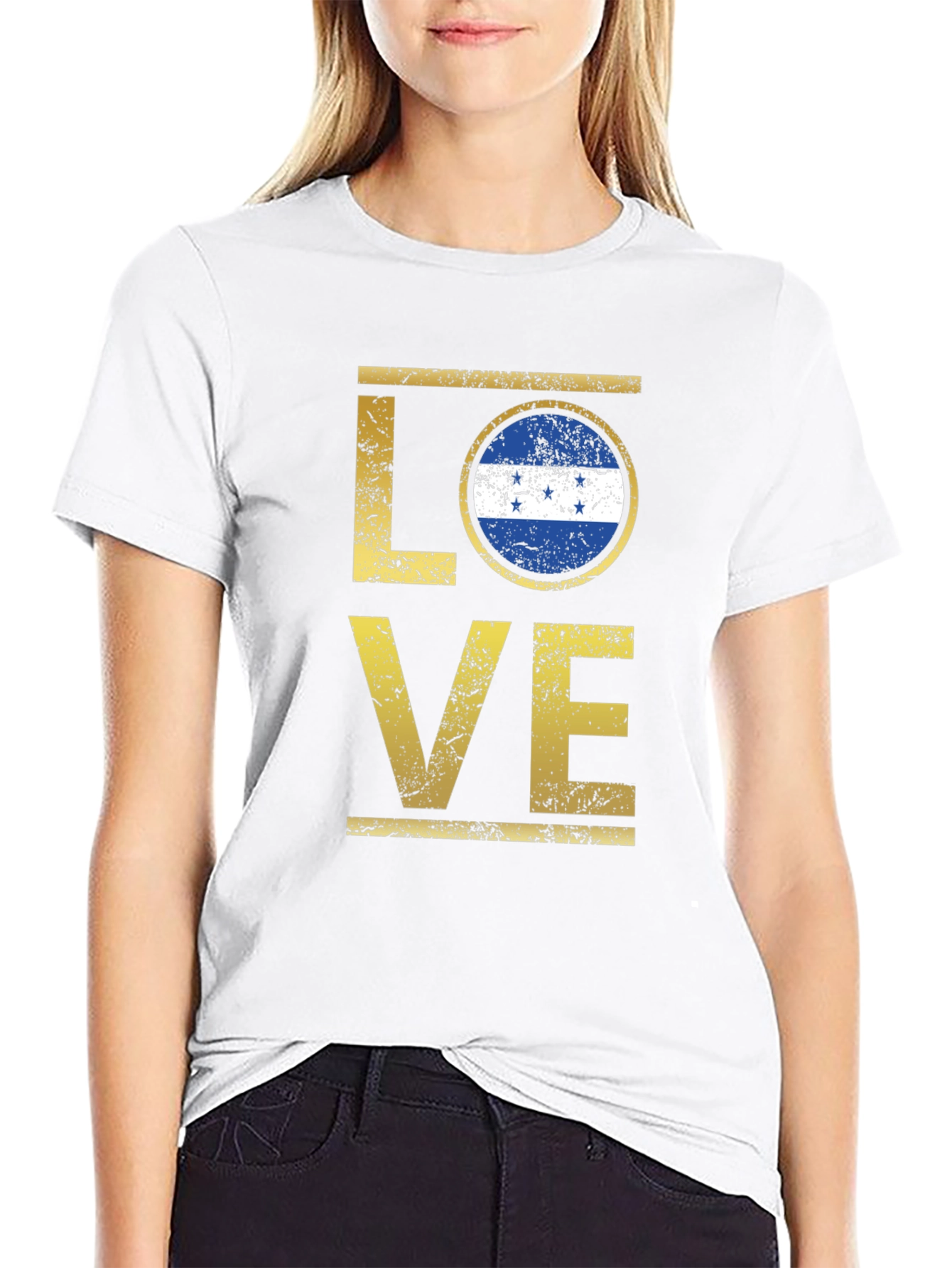 Honduras Flag Love T-Shirt