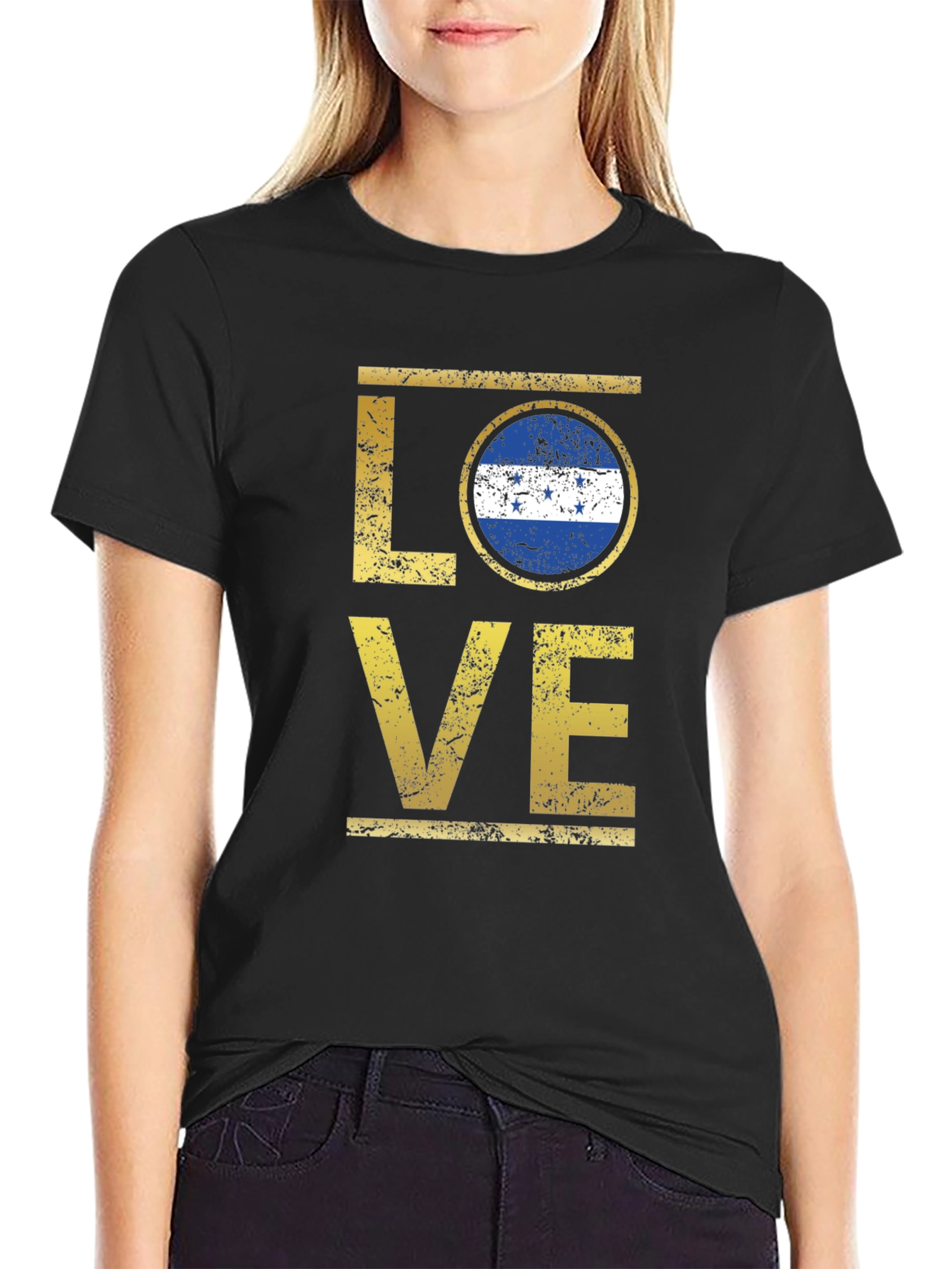 Honduras Flag Love T-Shirt