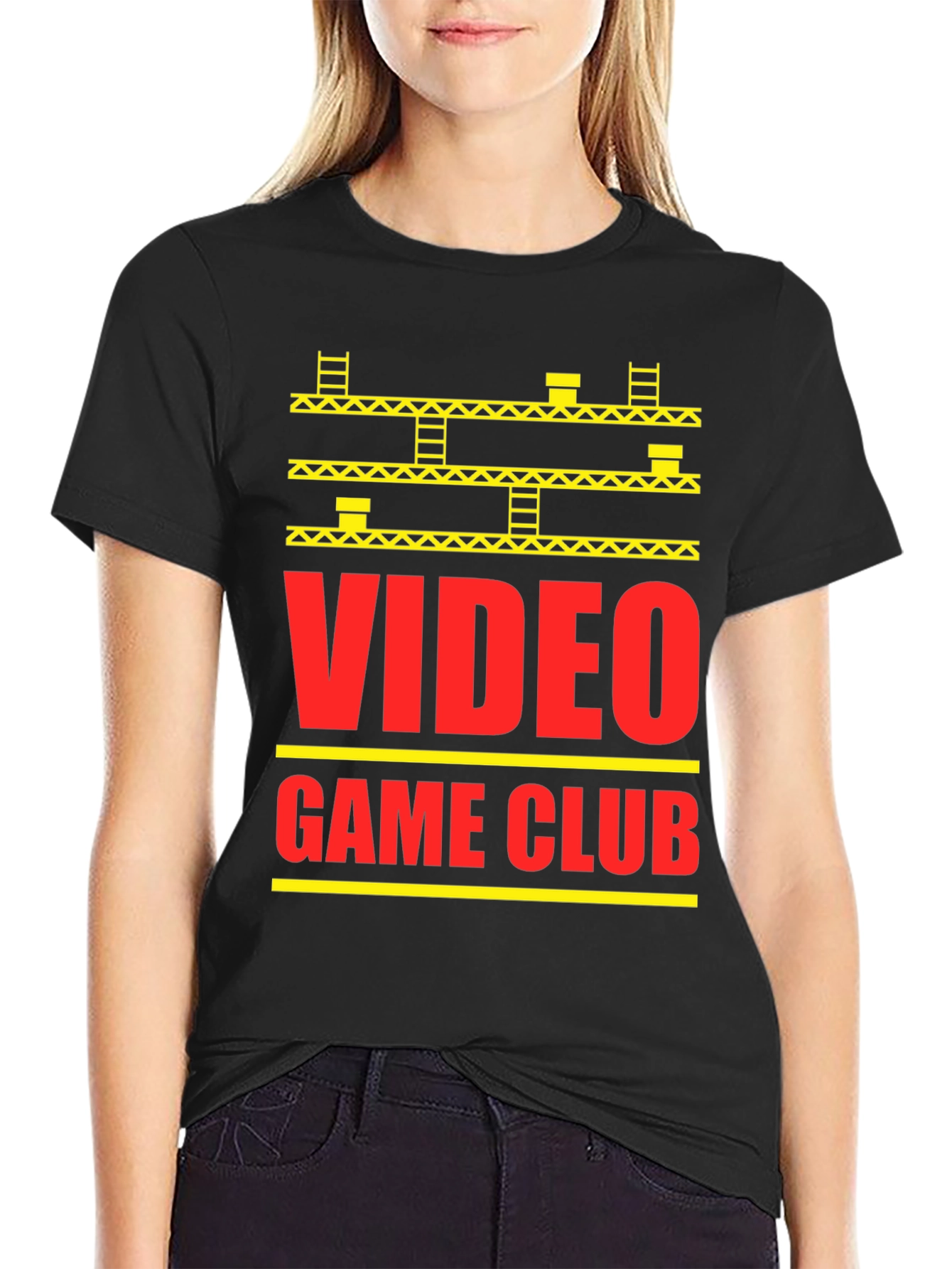 Retro Video Game Club T-Shirt - Classic Arcade Style