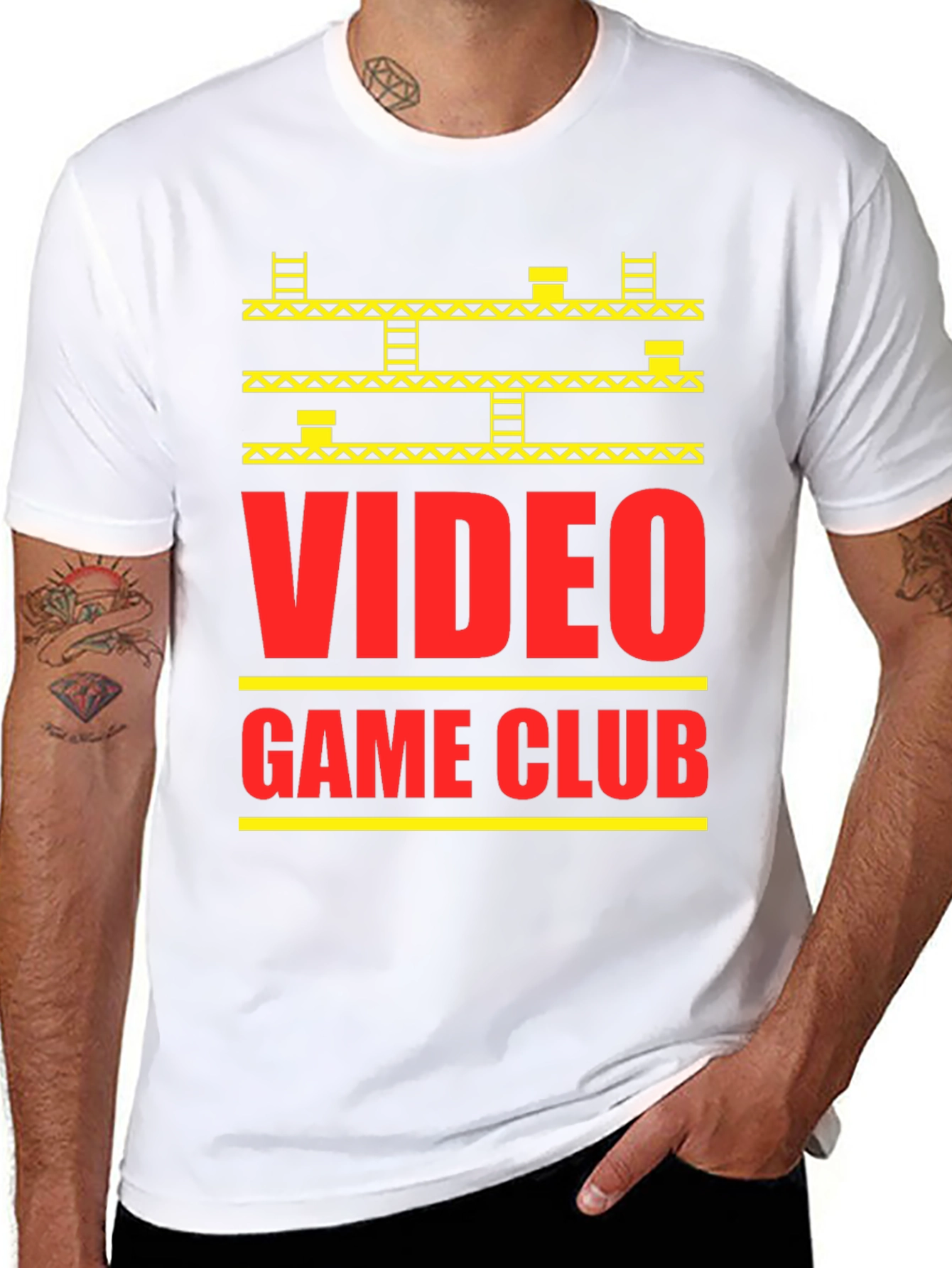 Retro Video Game Club T-Shirt - Classic Arcade Style