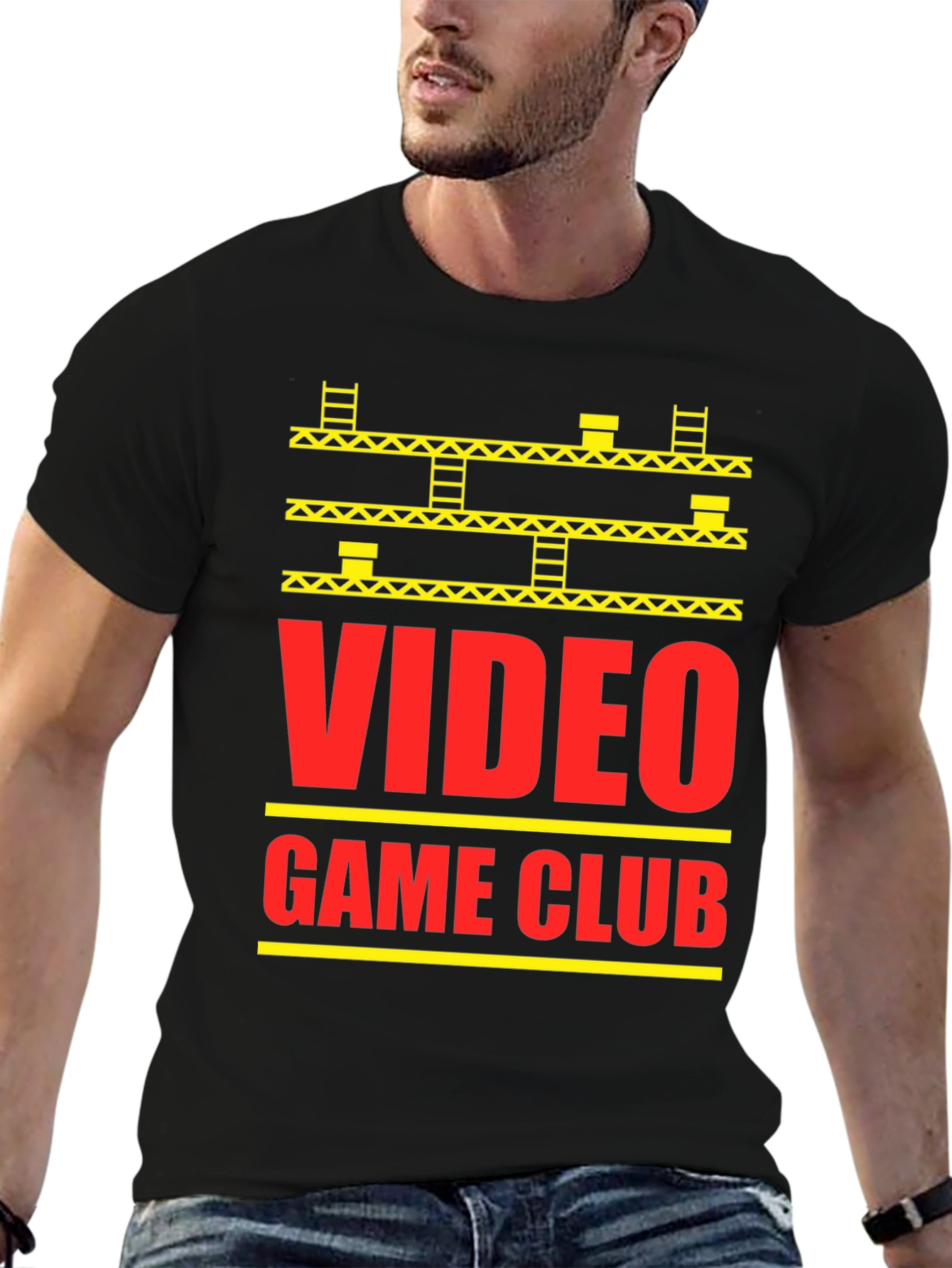 Retro Video Game Club T-Shirt - Classic Arcade Style