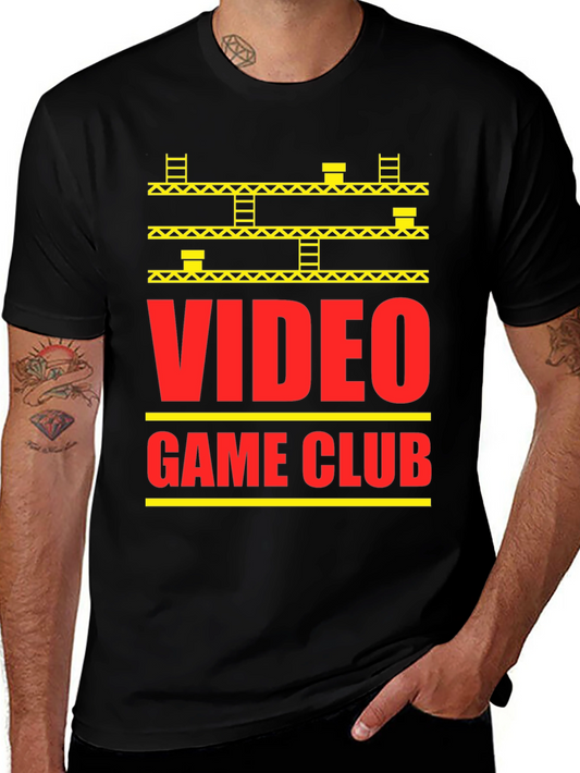Retro Video Game Club T-Shirt - Classic Arcade Style