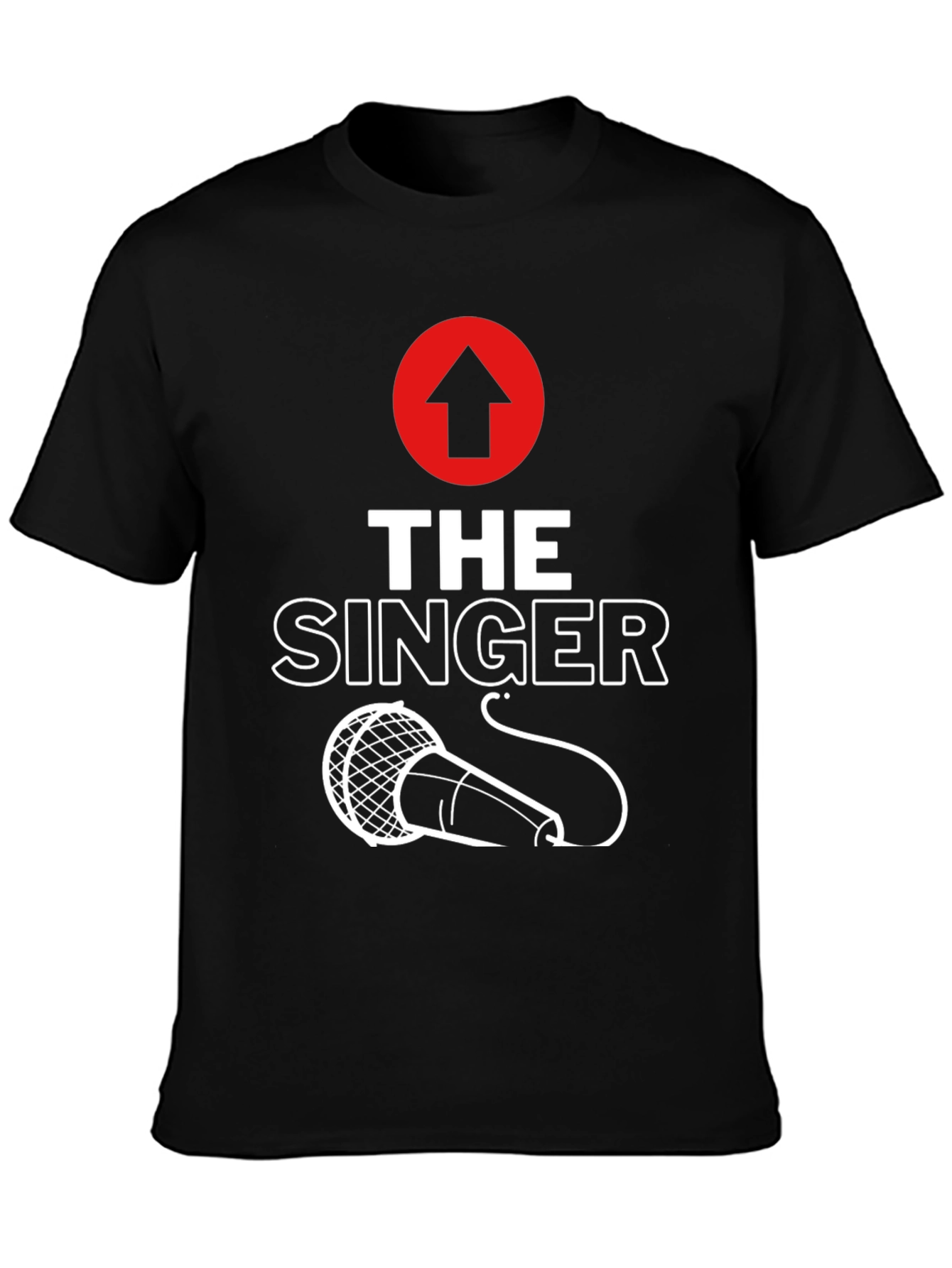 The Singer T-Shirt - Microphone Graphic