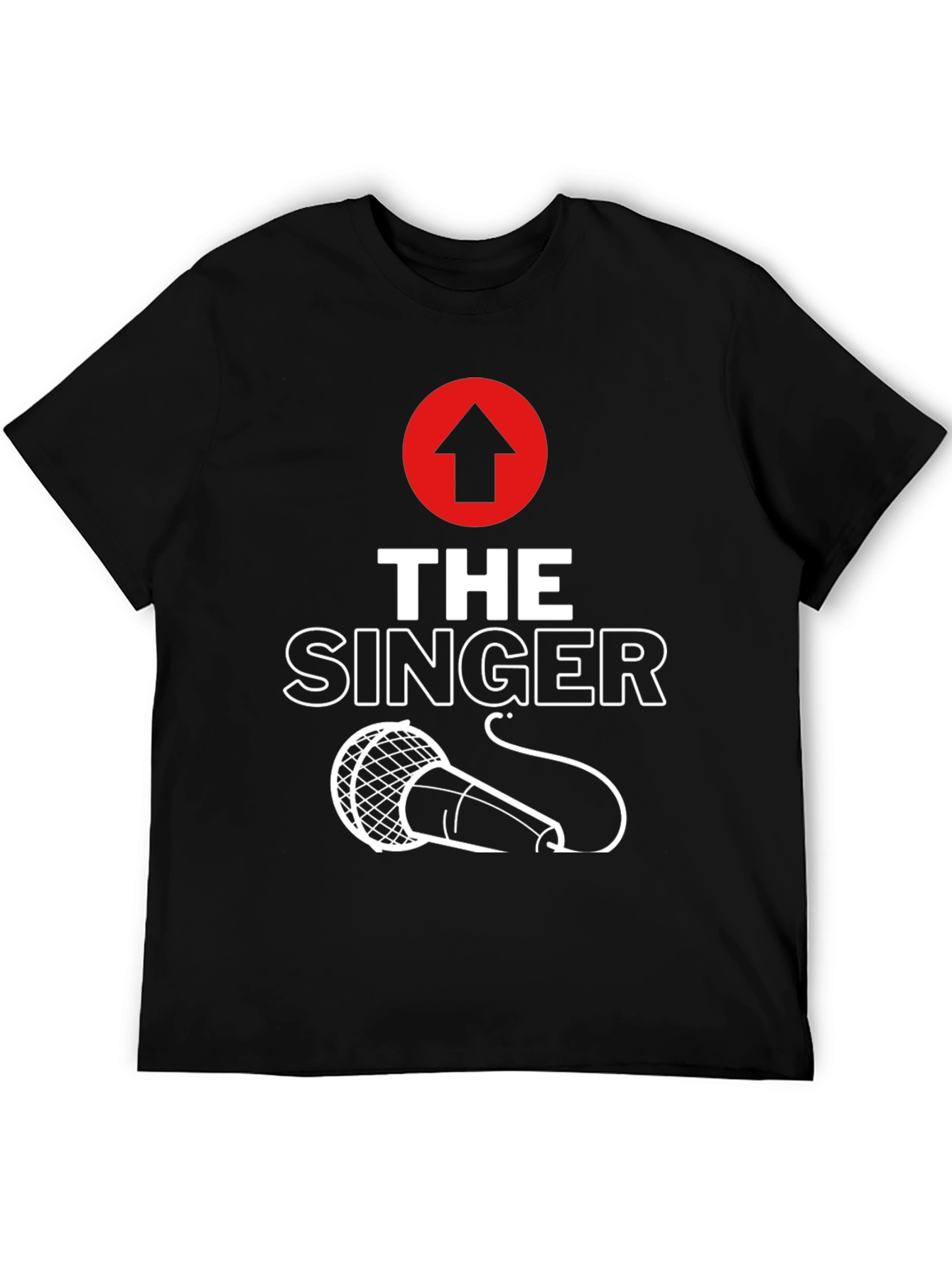 The Singer T-Shirt - Microphone Graphic