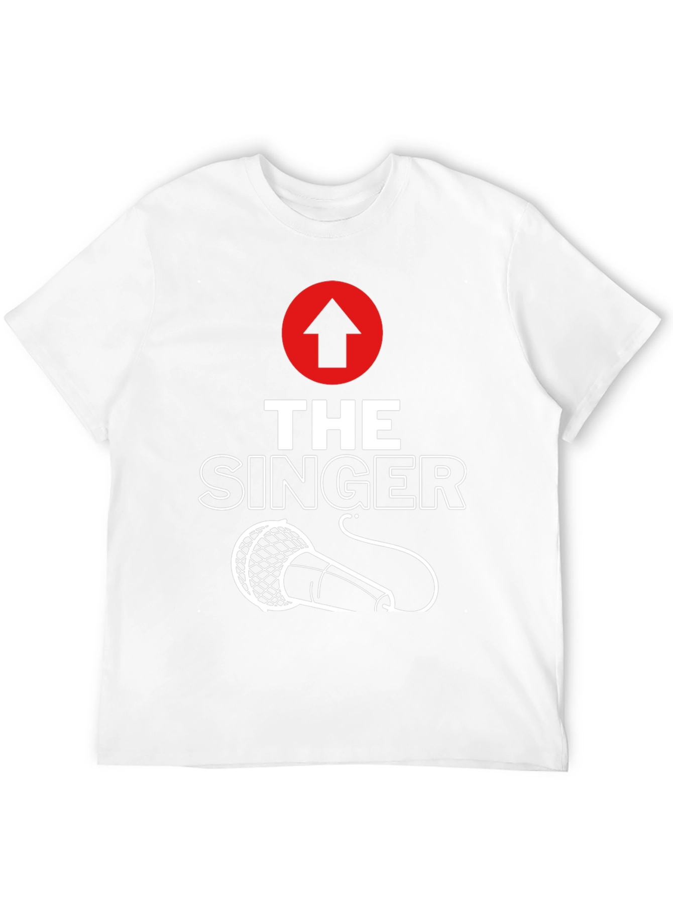 The Singer T-Shirt - Microphone Graphic