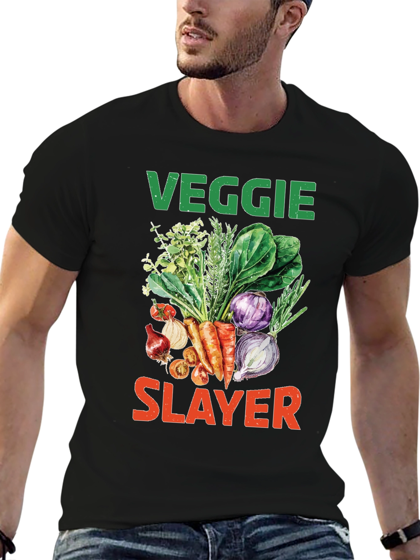 Veggie Slayer Graphic Tee - Vegan & Vegetarian Style