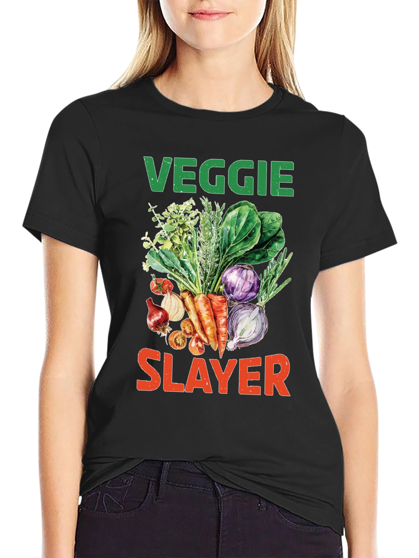 Veggie Slayer Graphic Tee - Vegan & Vegetarian Style