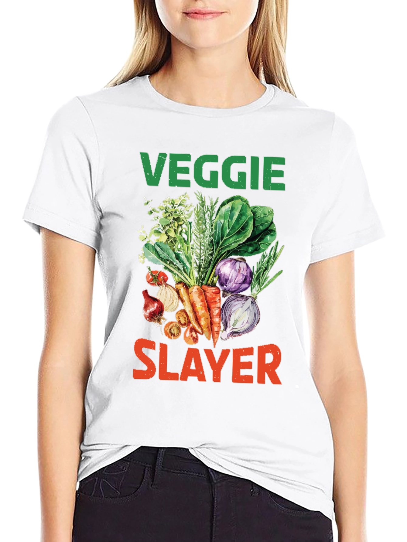 Veggie Slayer Graphic Tee - Vegan & Vegetarian Style