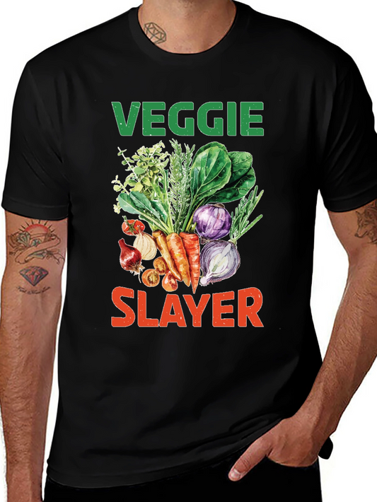 Veggie Slayer Graphic Tee - Vegan & Vegetarian Style