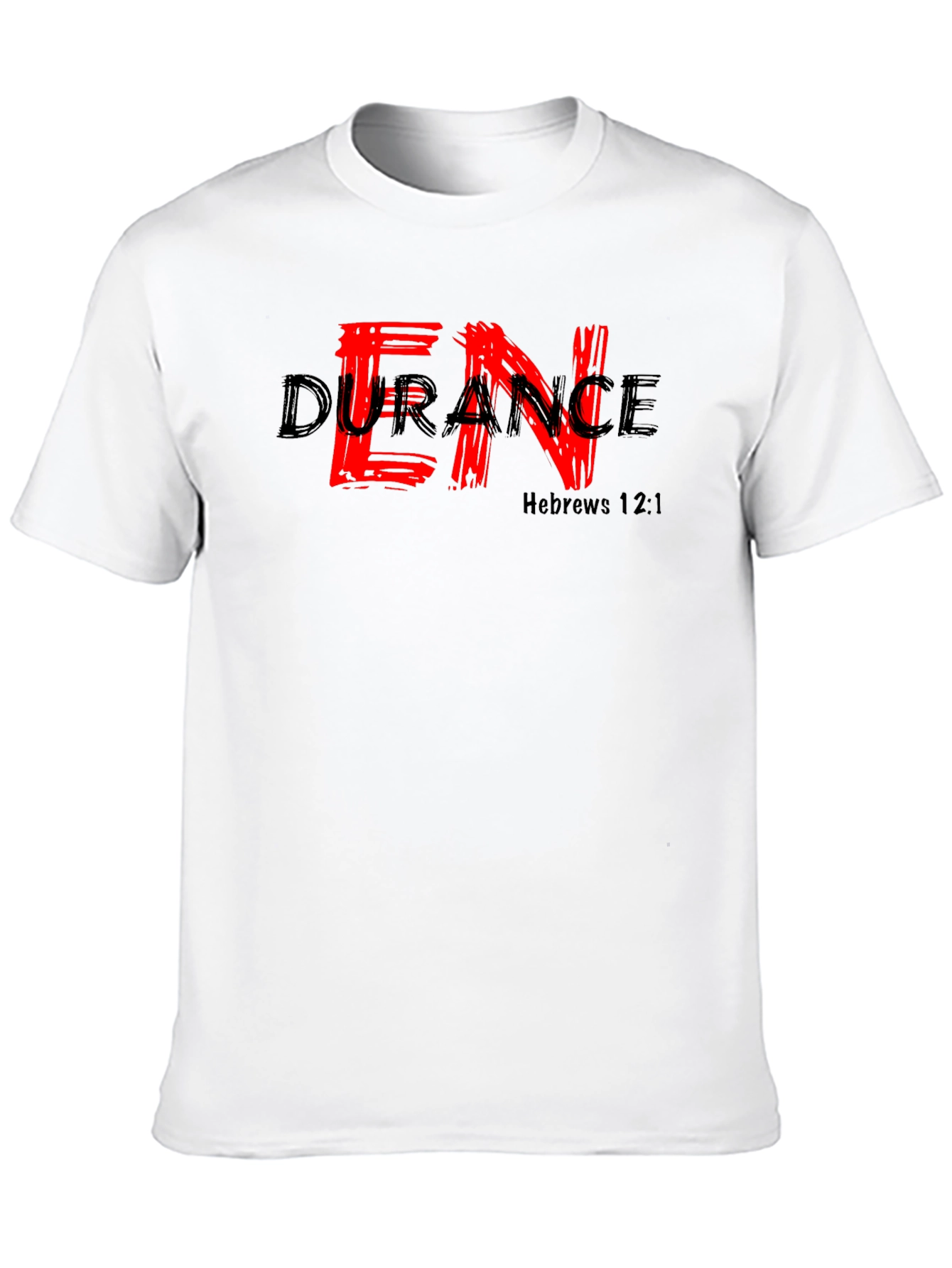 Endurance Hebrews 12:1 Graphic Tee