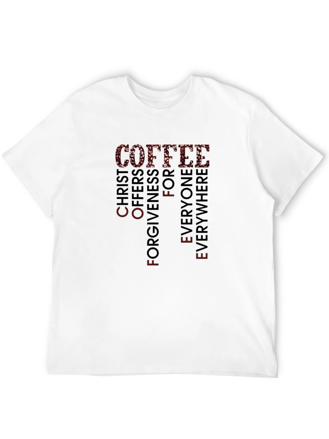 Coffee Christ Offers Forgiveness T-Shirt
