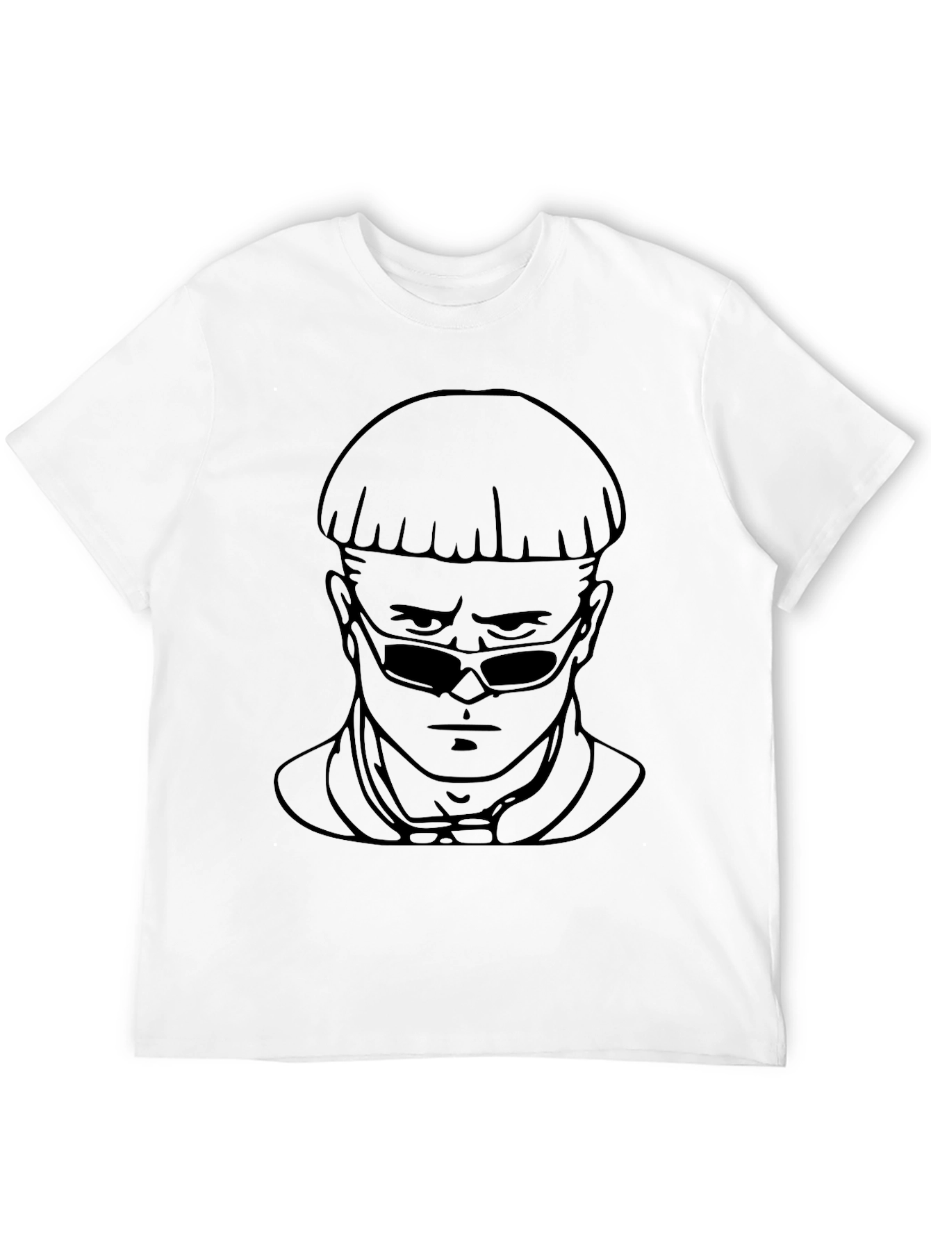 Cool Character Black Graphic Tee