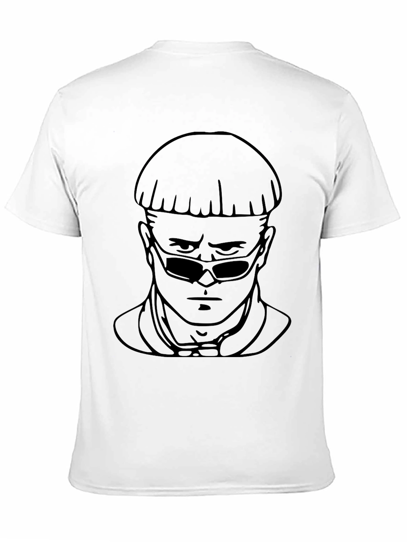 Cool Character Black Graphic Tee
