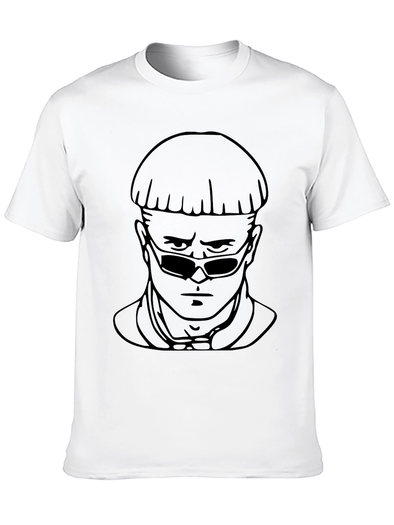 Cool Character Black Graphic Tee