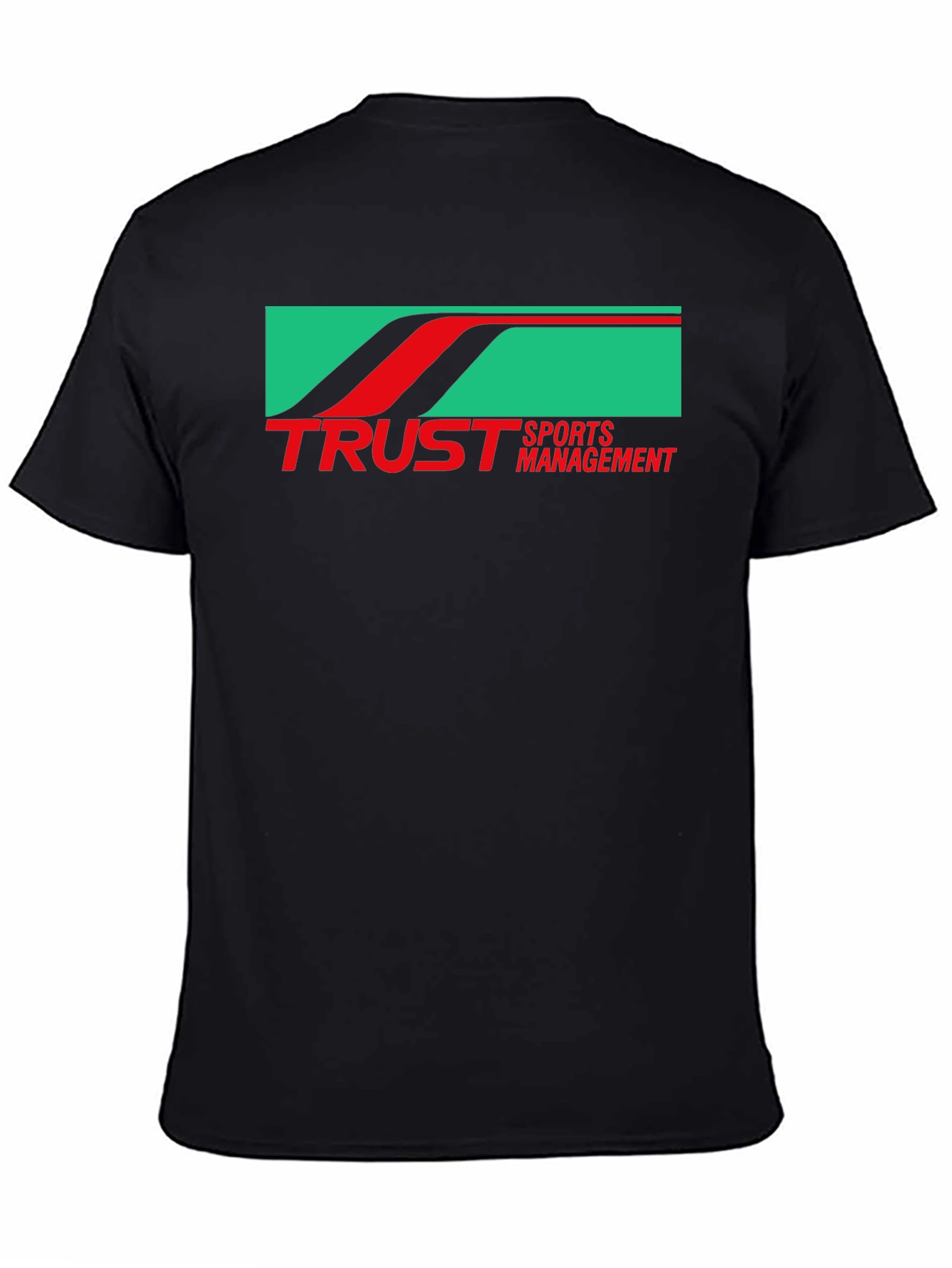Trust Sports Management Black Graphic Tee