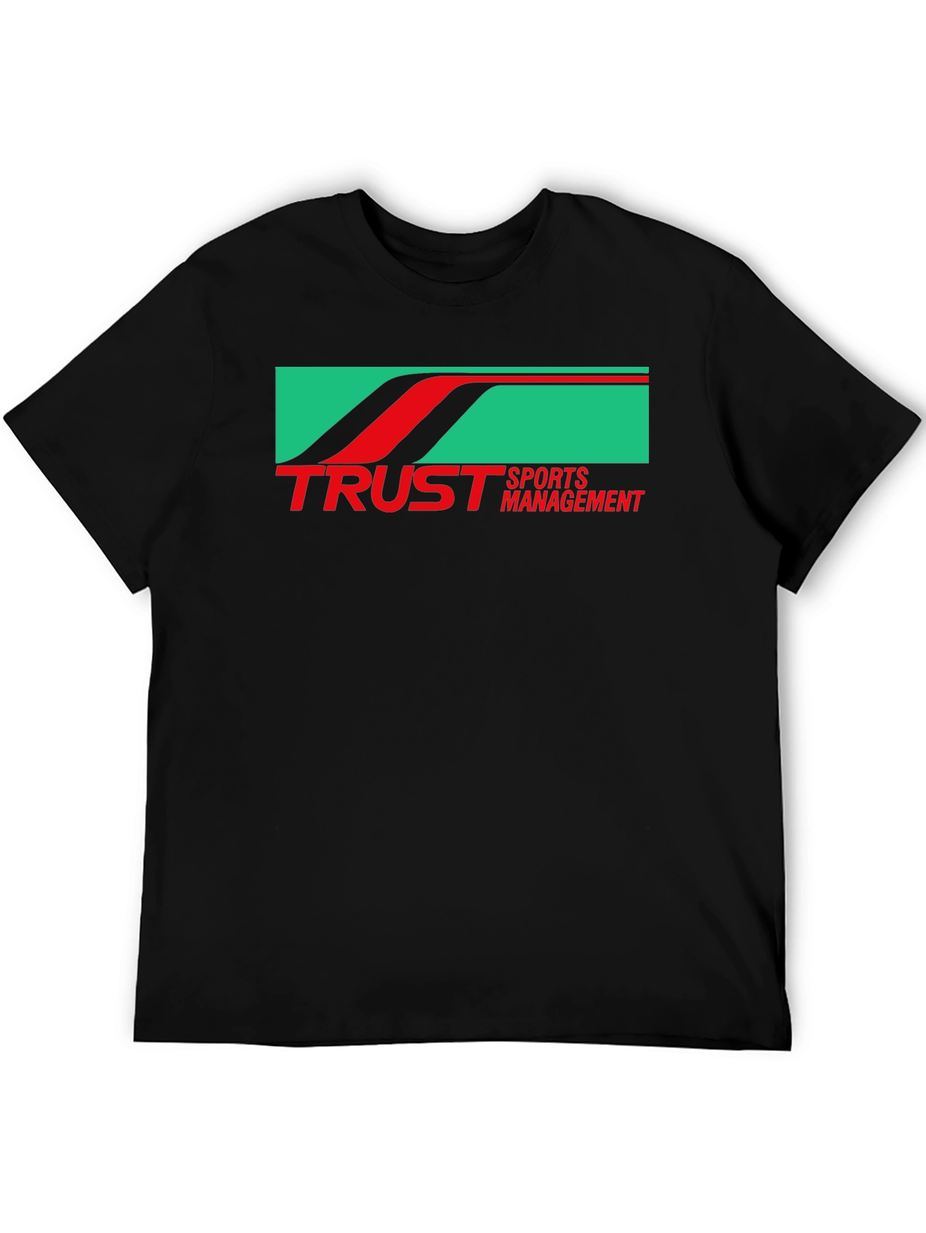 Trust Sports Management Black Graphic Tee