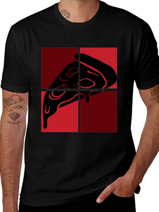Pizza Slice Graphic Tee - Quirky Foodie Fashion