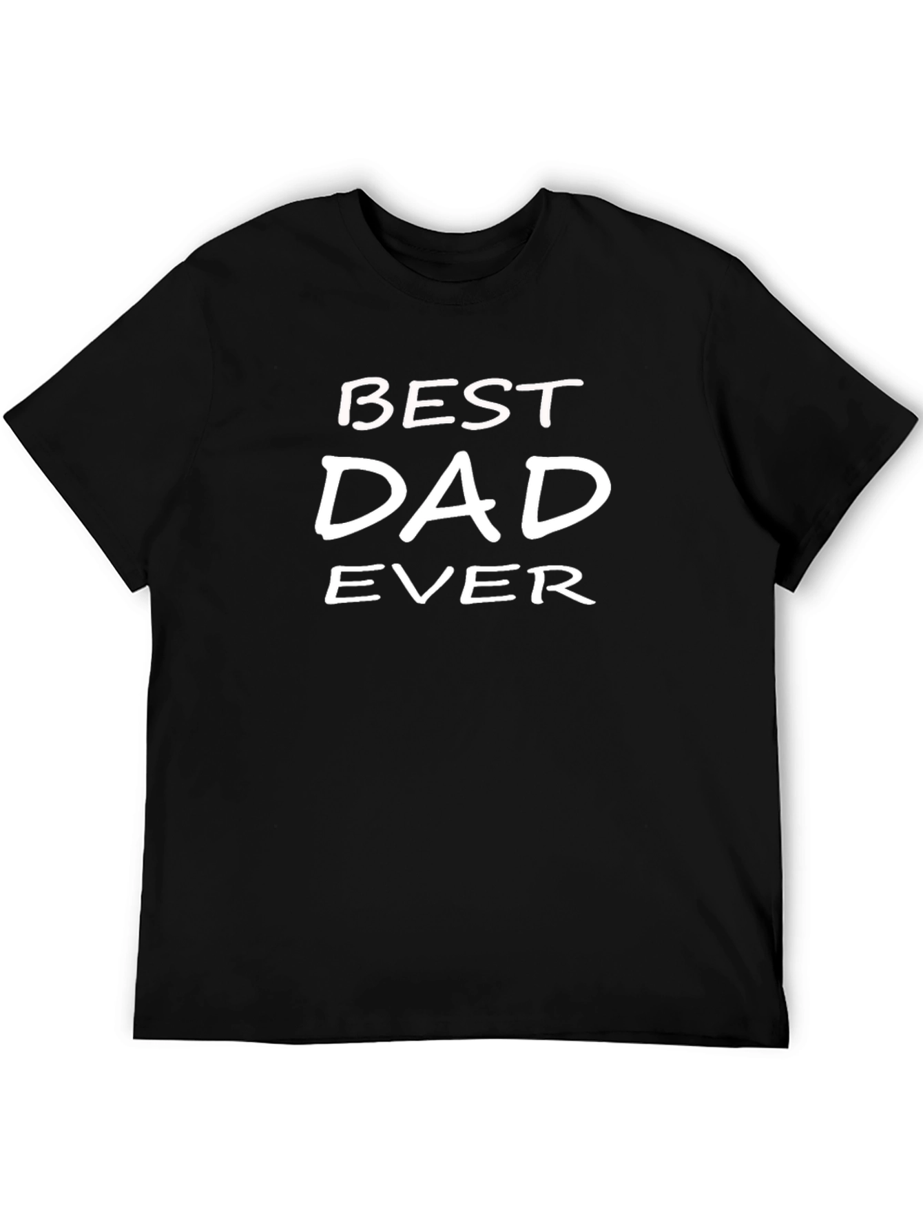 Best Dad Ever Black T-Shirt