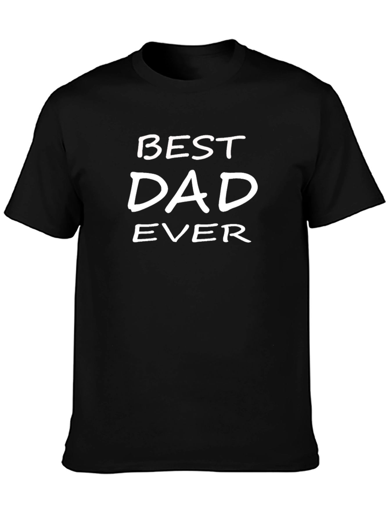 Best Dad Ever Black T-Shirt
