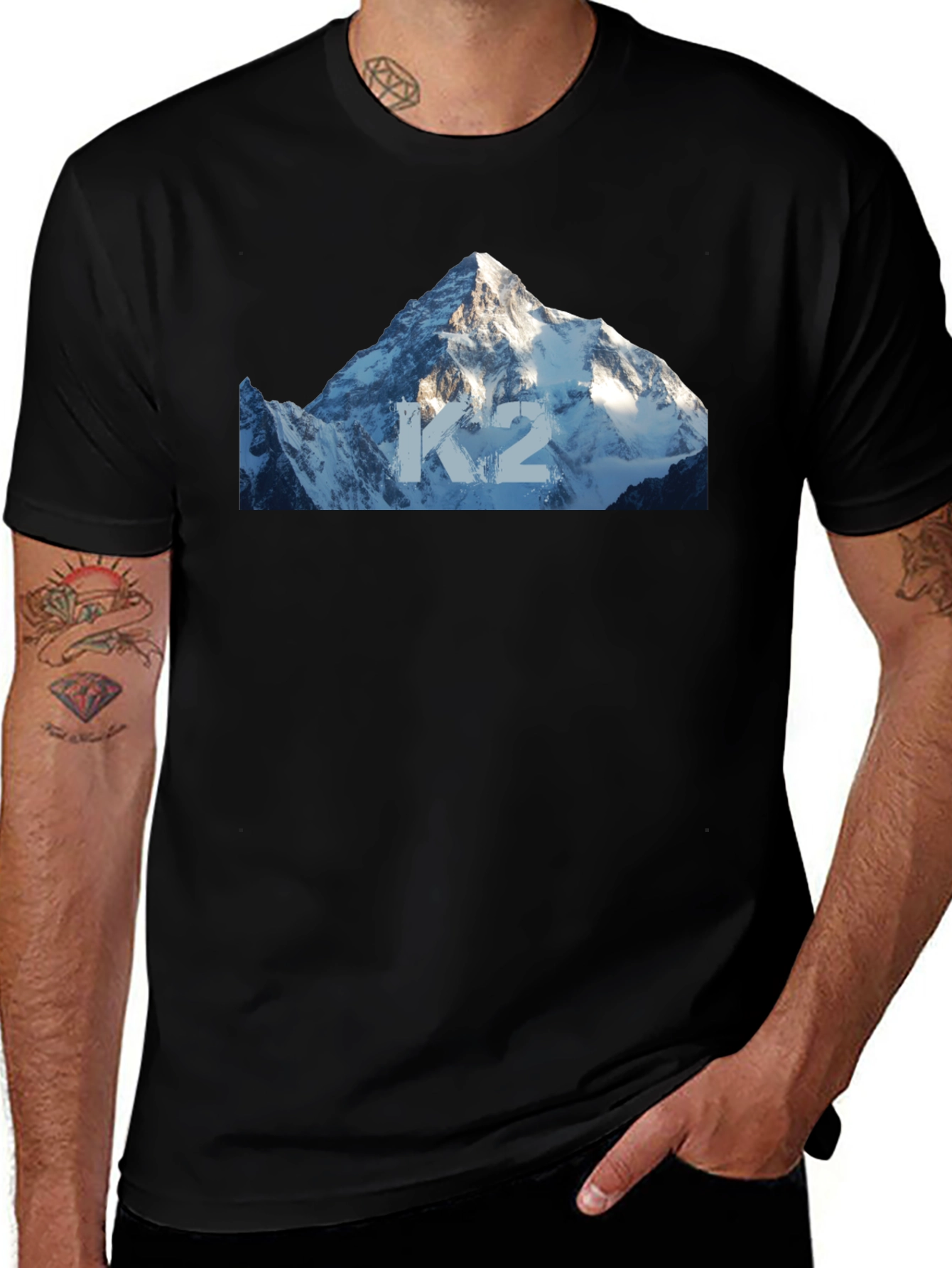 K2 Mountain Graphic Tee - Black