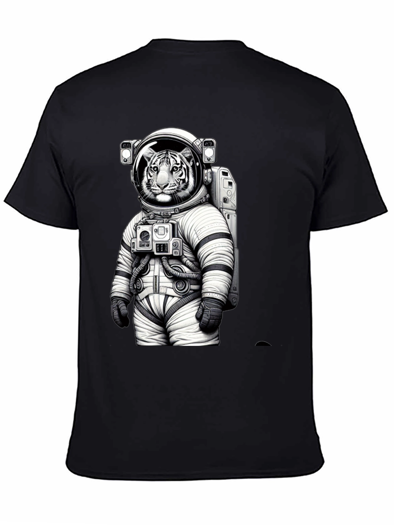 Tiger Astronaut Graphic T-Shirt - Space Cat Tee