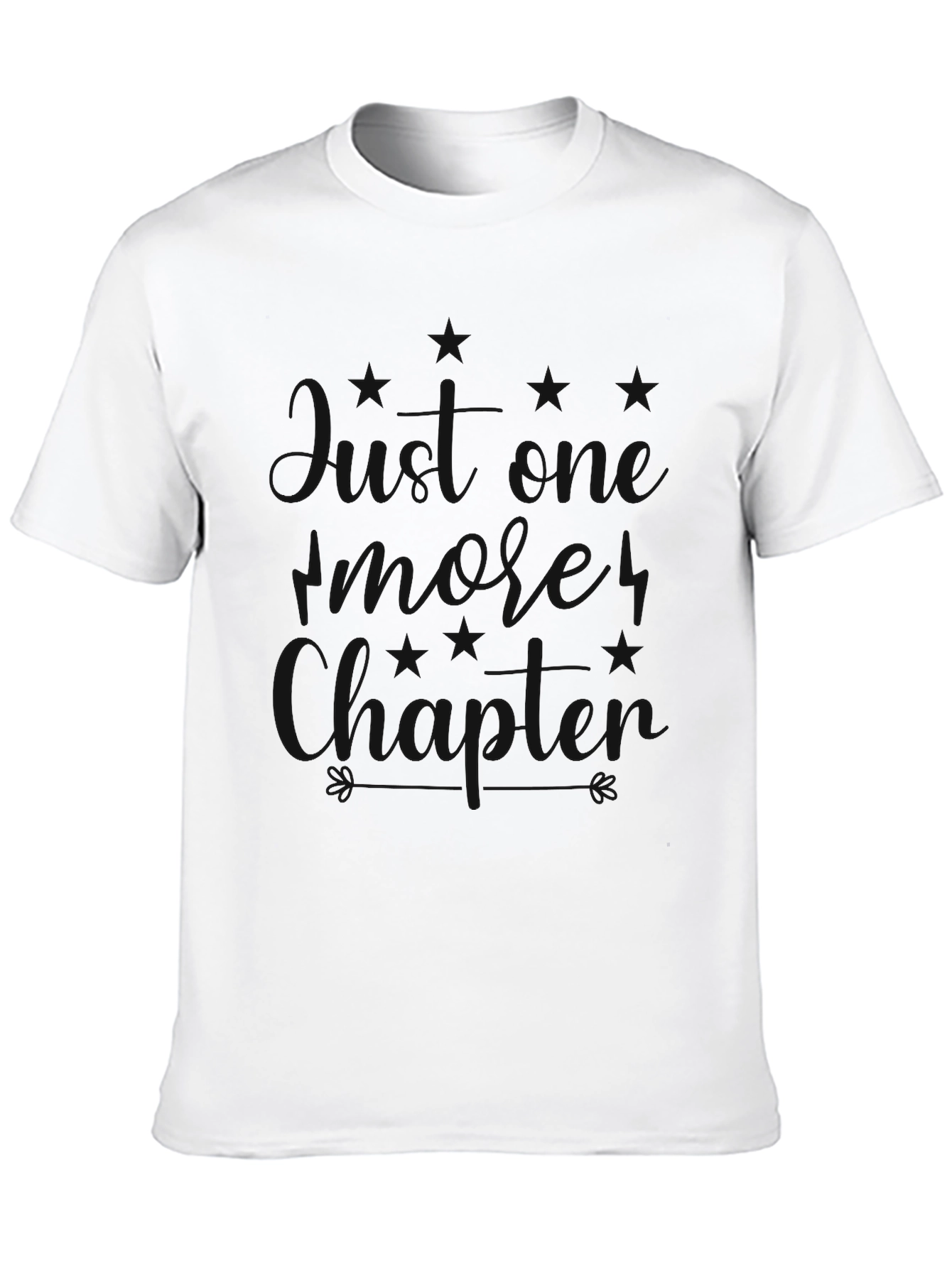Stylish Black Graphic Print Tee