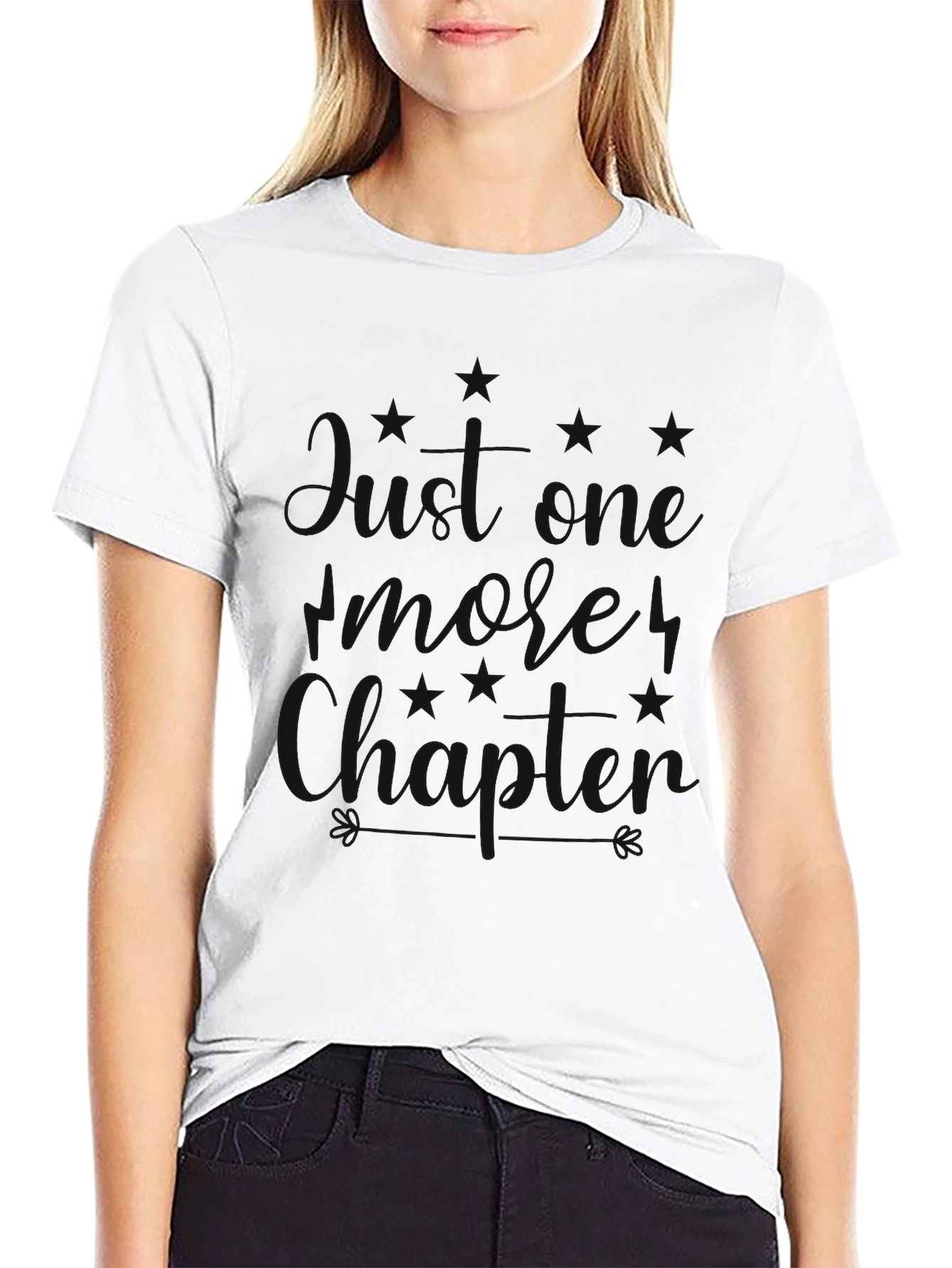 Stylish Black Graphic Print Tee
