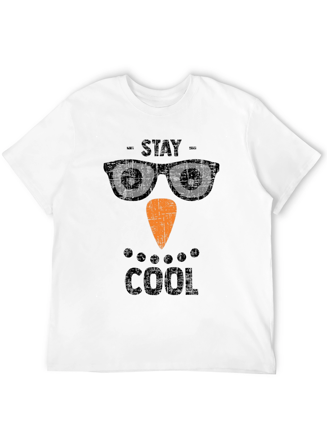 Stay Cool Snowman T-Shirt - Holiday Graphic Tee