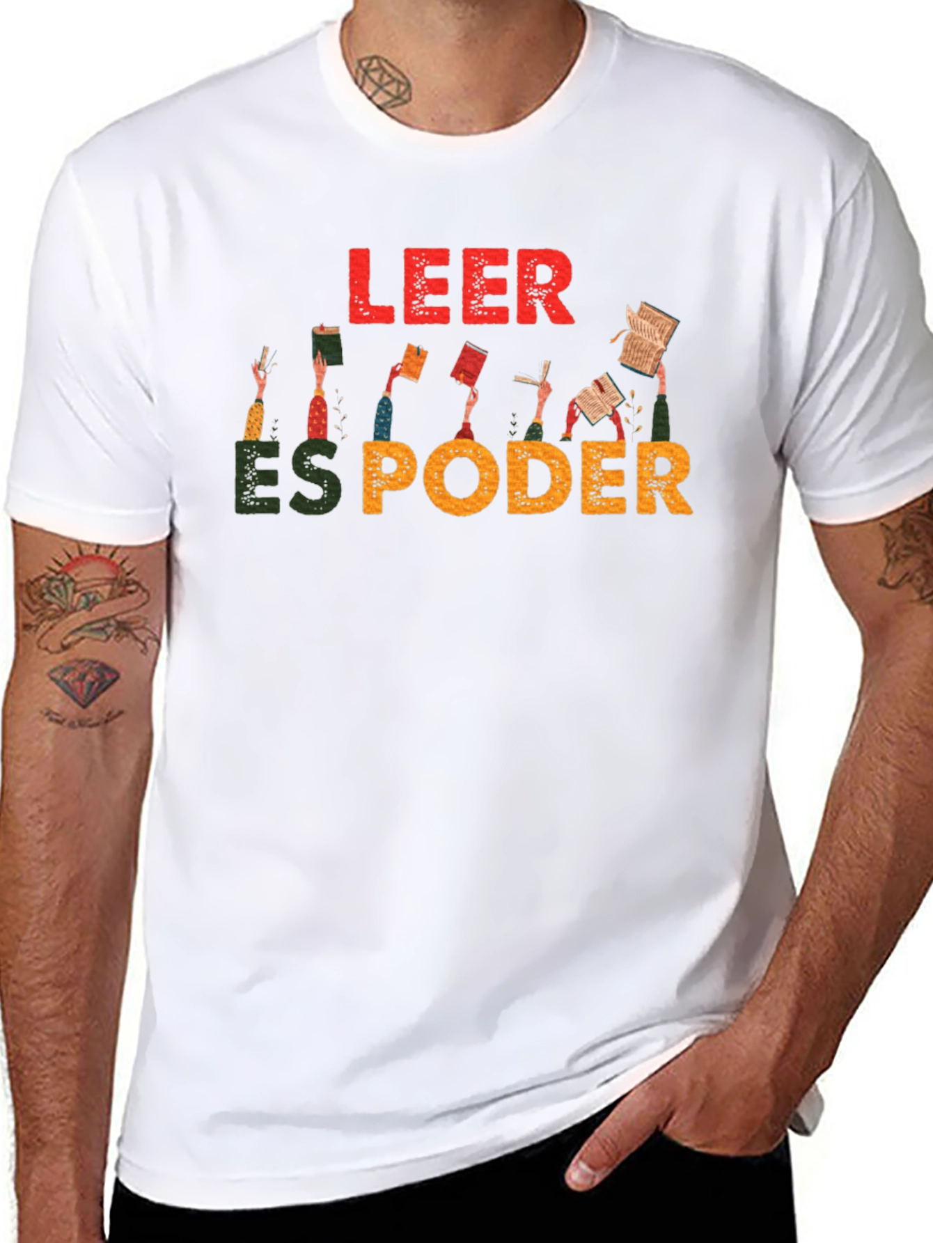 Leer Es Poder Reading T-Shirt