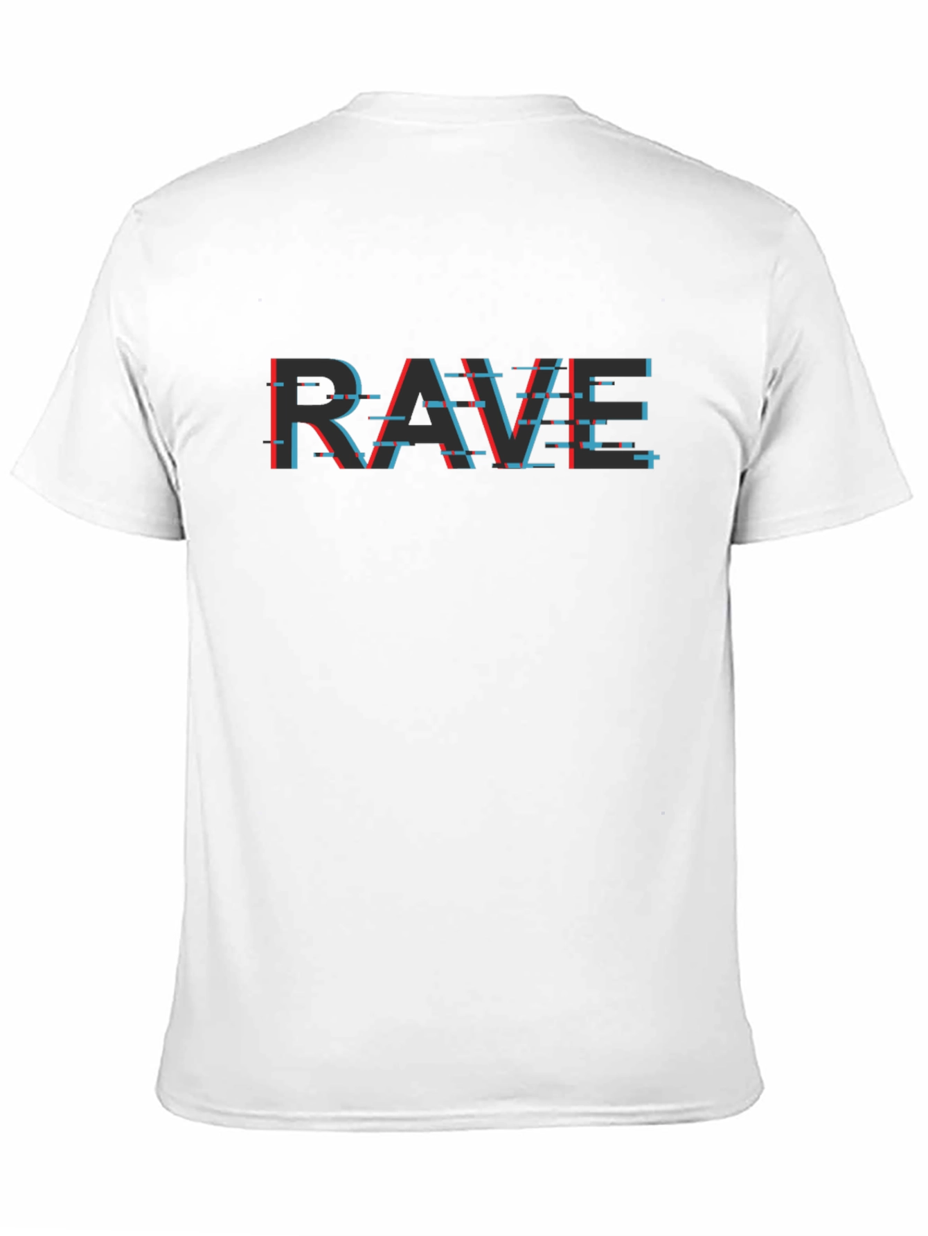 Rave Glitch T-Shirt - Stylish Graphic Tee